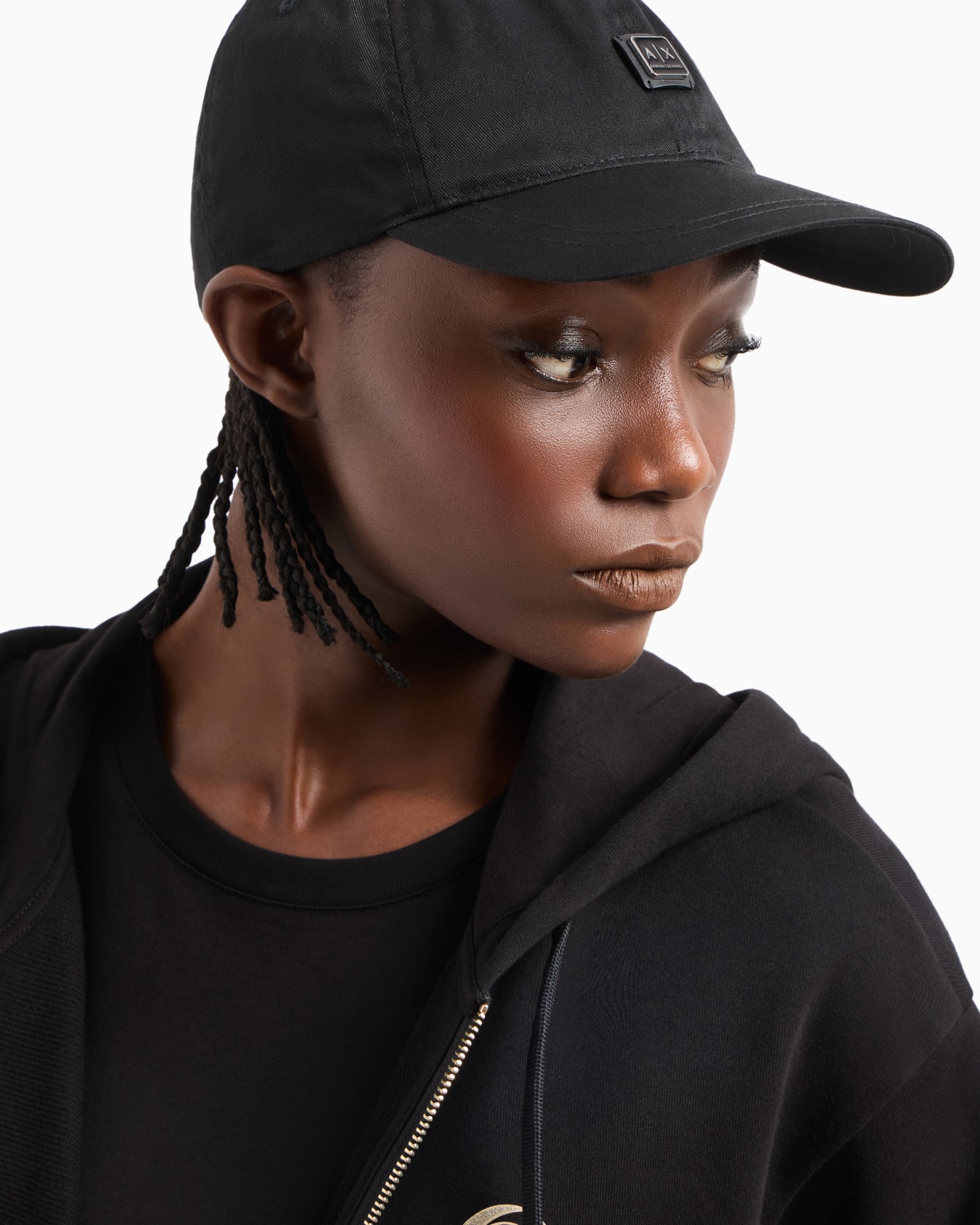 Cotton visor hat with logo Slide 2
