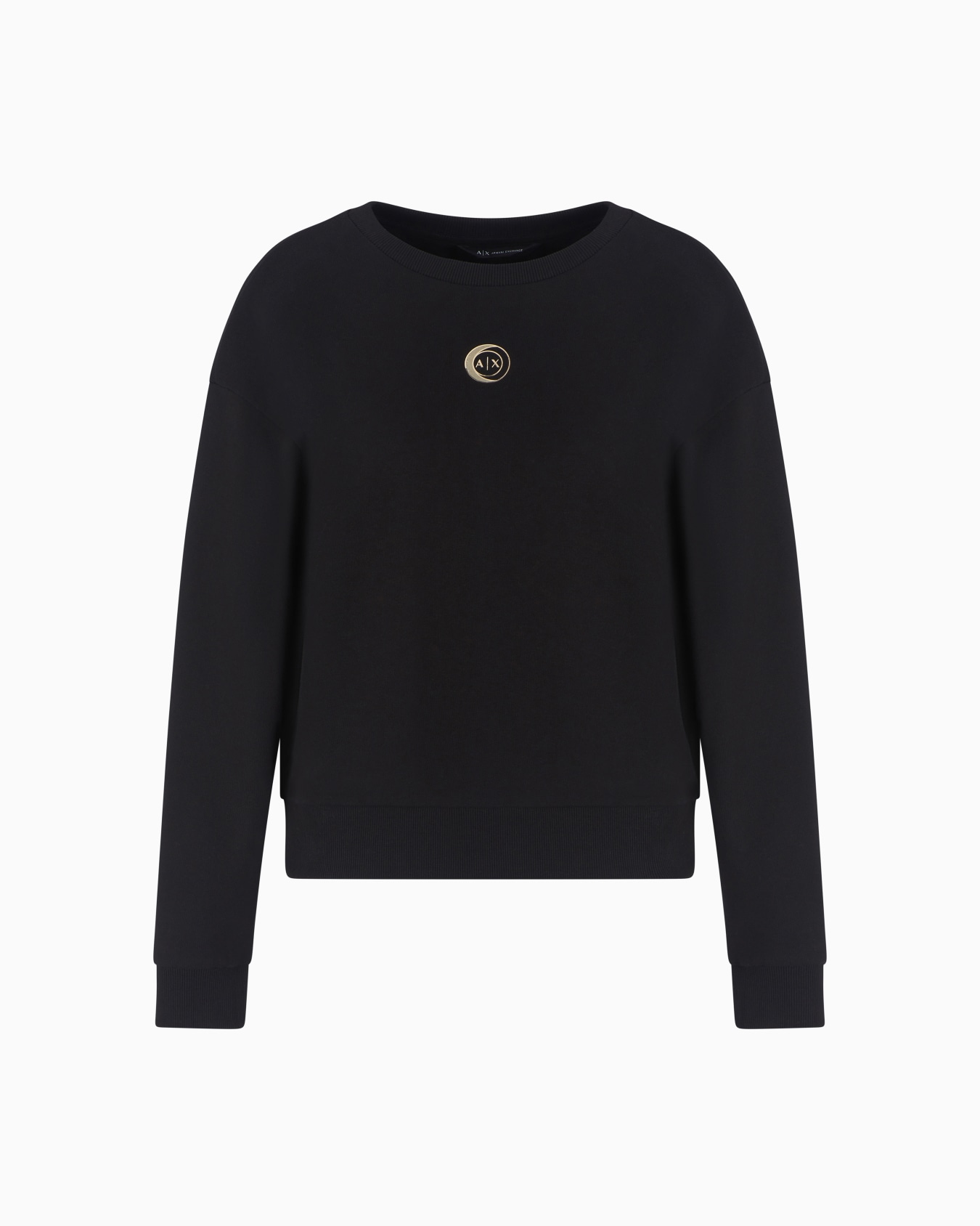 Sudadera de algodón con logo metálico. Diapositiva 0