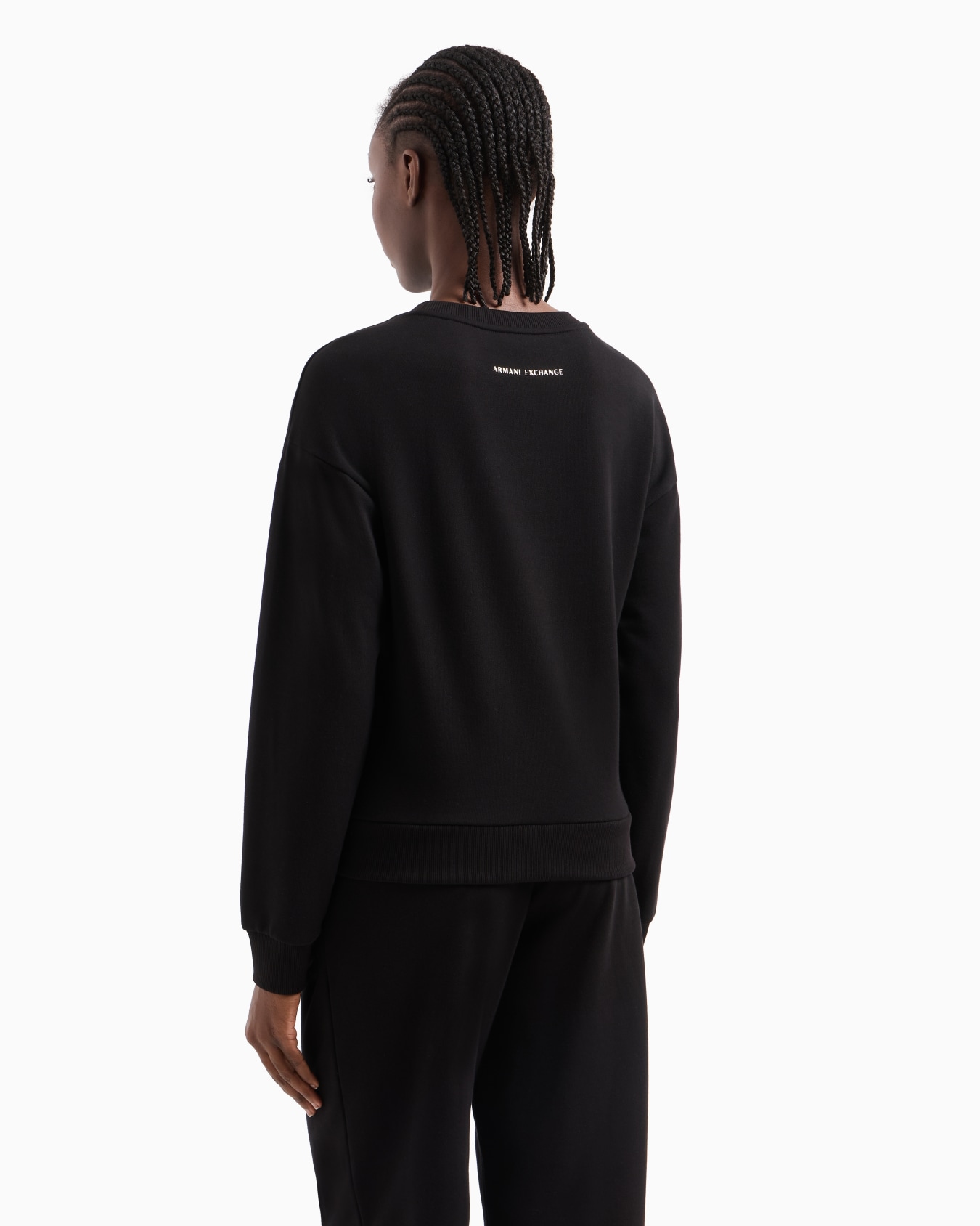 Sudadera de algodón con logo metálico. Diapositiva 2