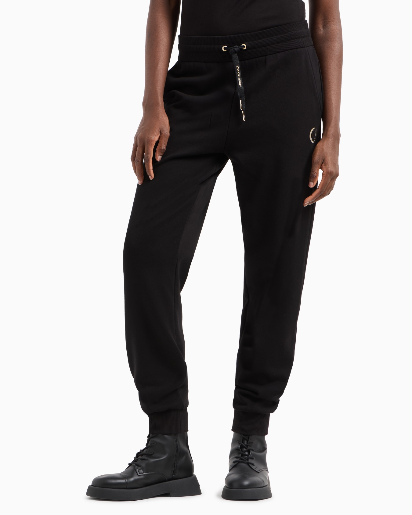 Jogger pants with metal logo Slide 3
