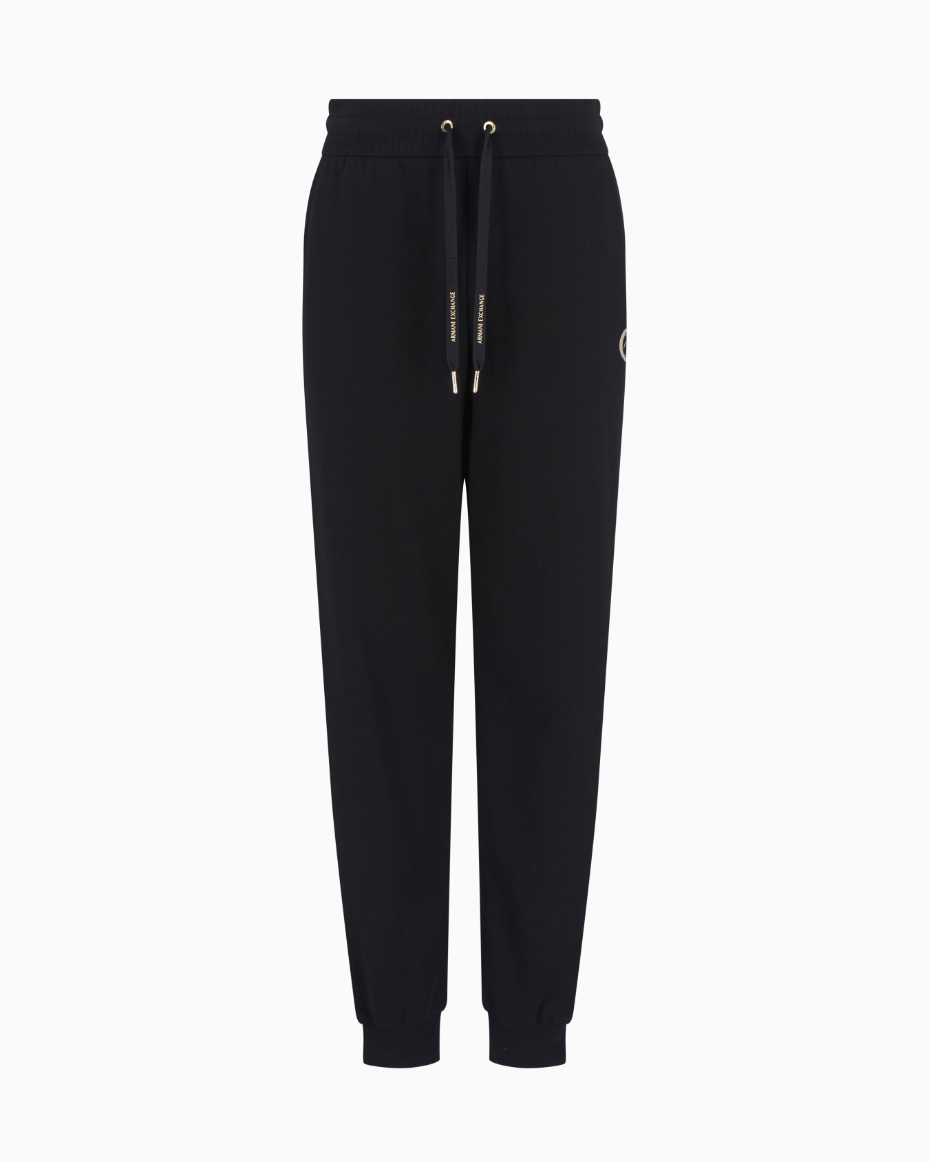Jogger pants with metal logo Slide 0
