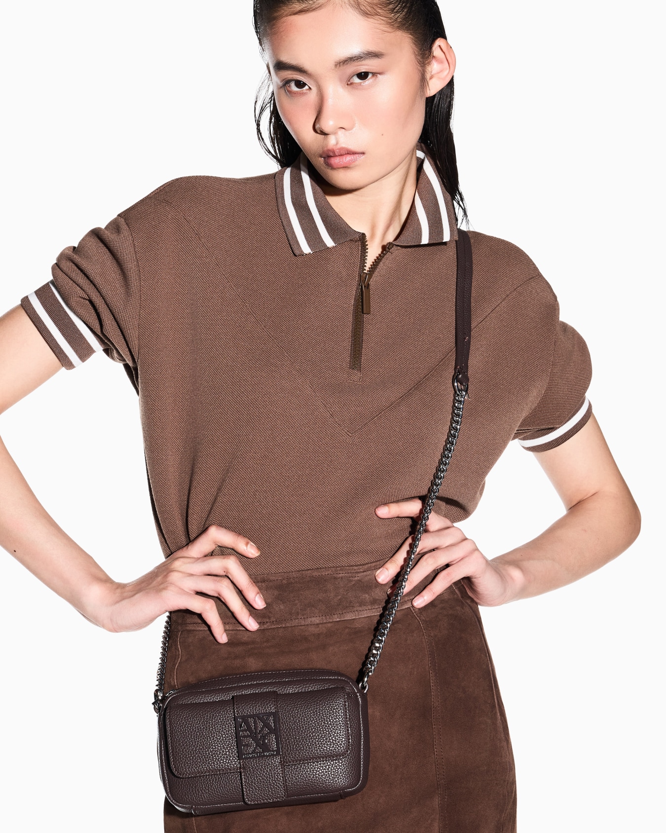 Mini Crossbody in Technical Fabric Slide 5