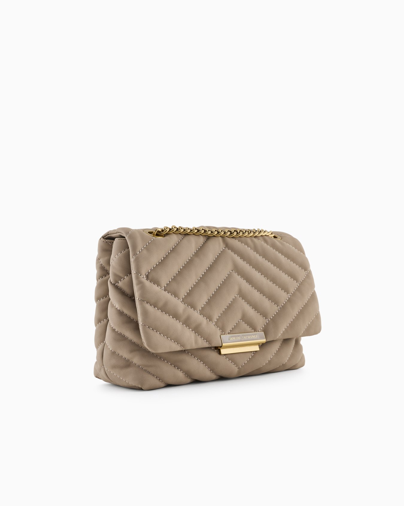 Quilted shoulder bag with chain Slide 1
