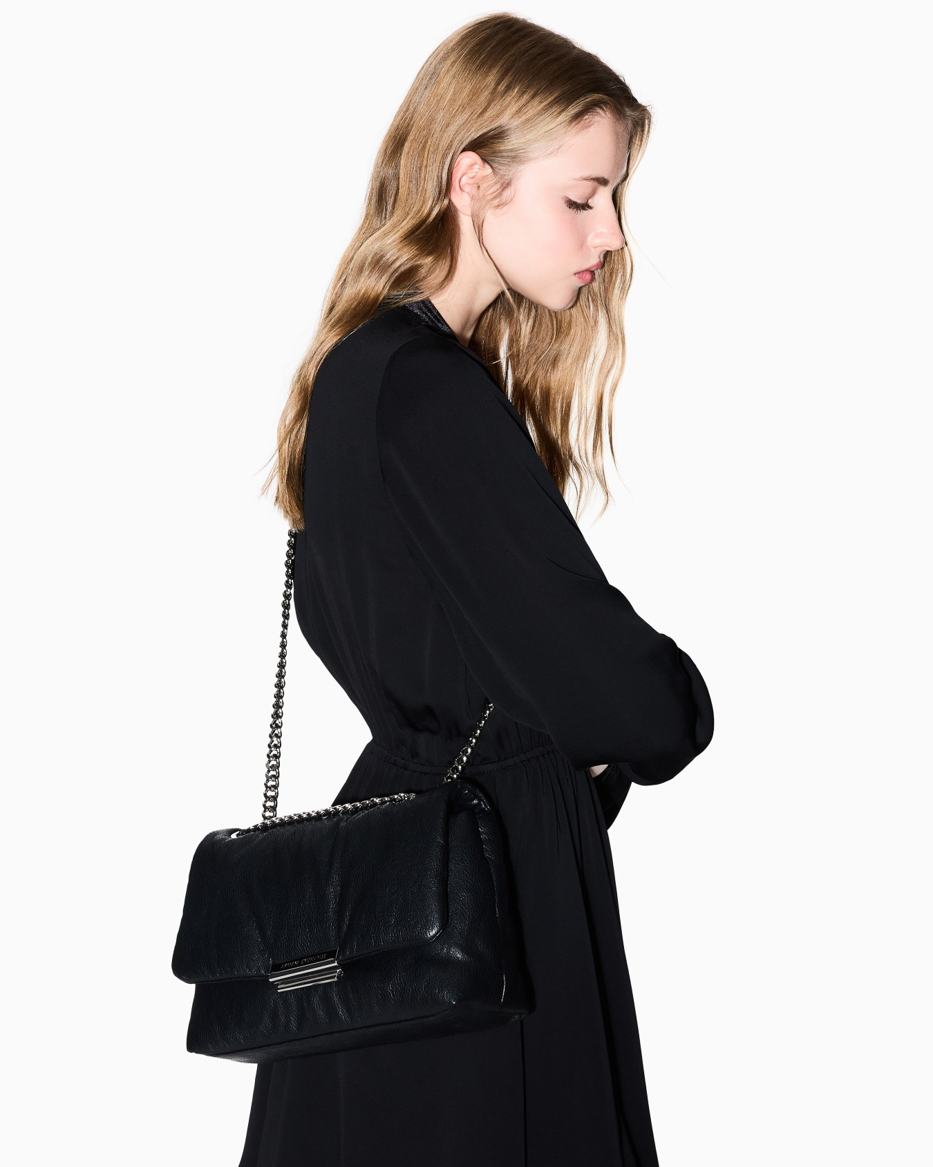 Shoulder bag with metal details Slide 6