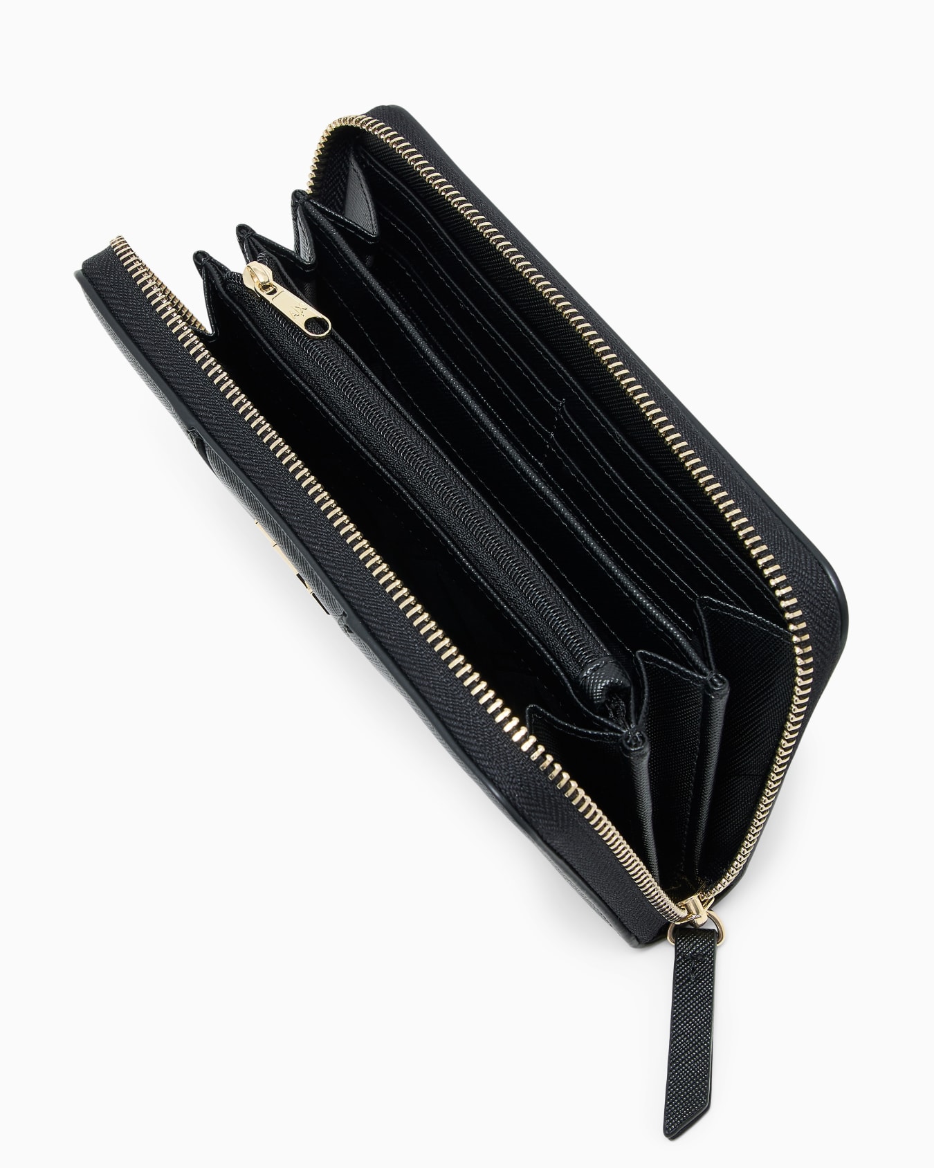 Coated wallet with a zip around closure Slide 2