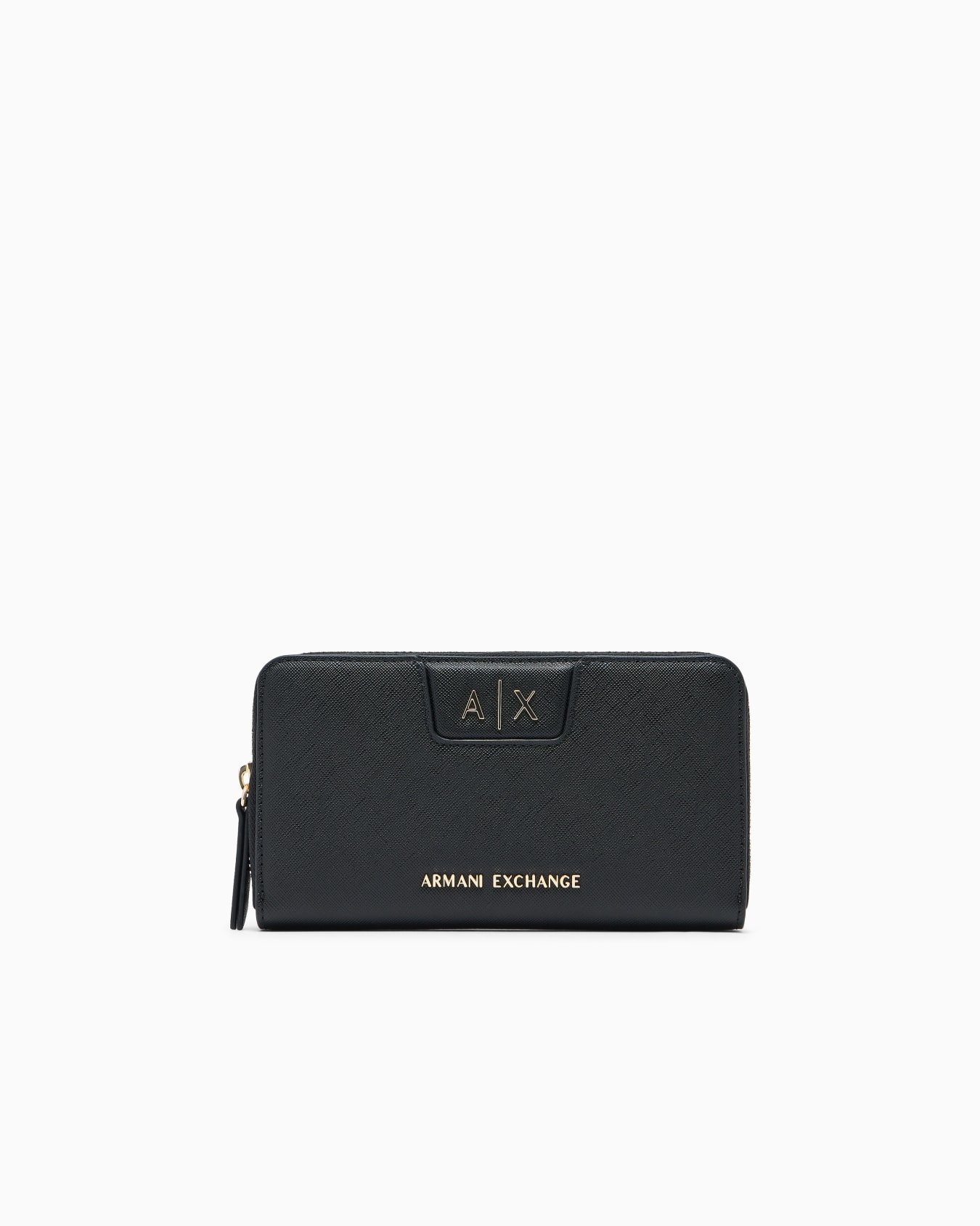Coated wallet with a zip around closure Slide 0