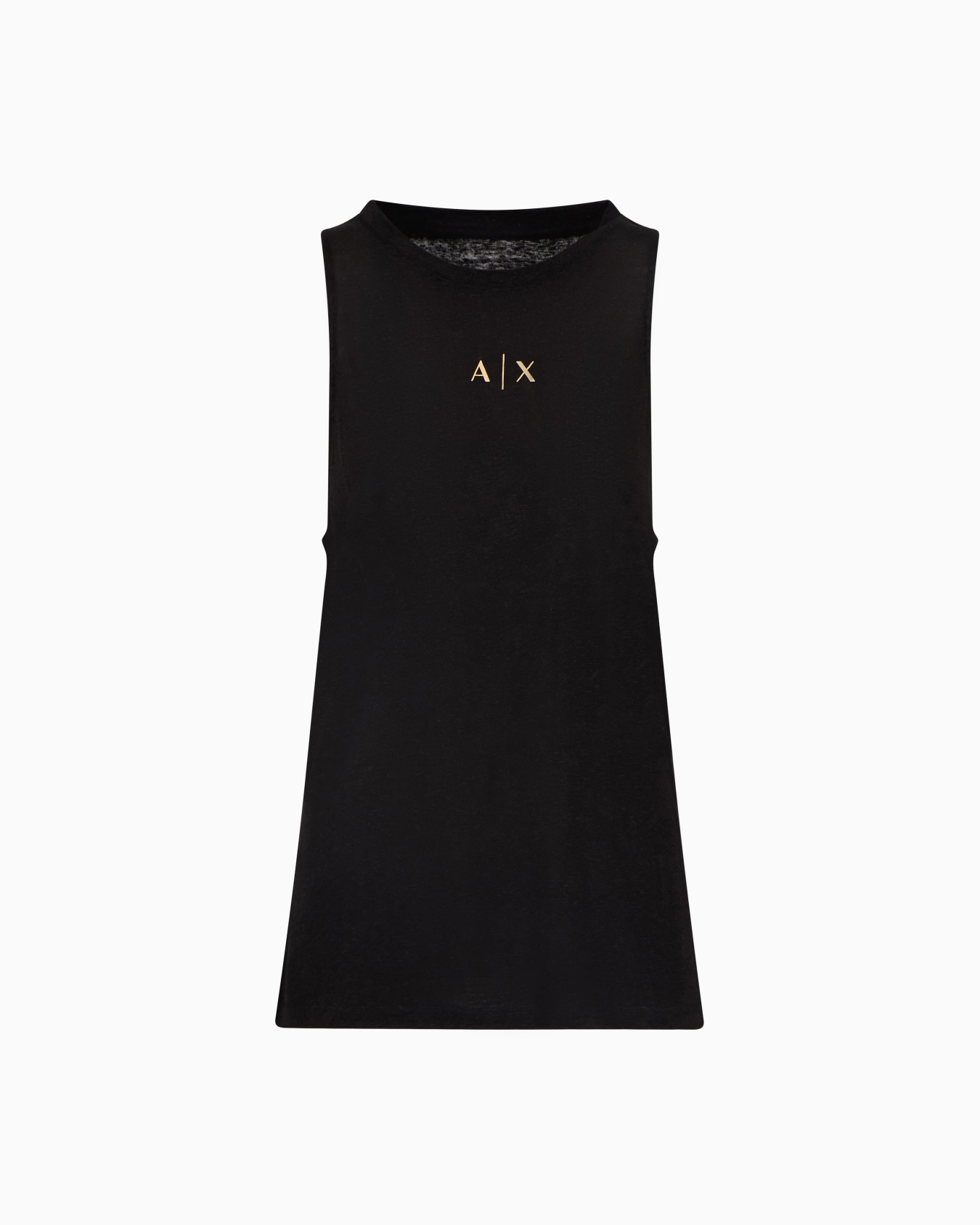 Oversized tank top with logo print on the back Slide 0