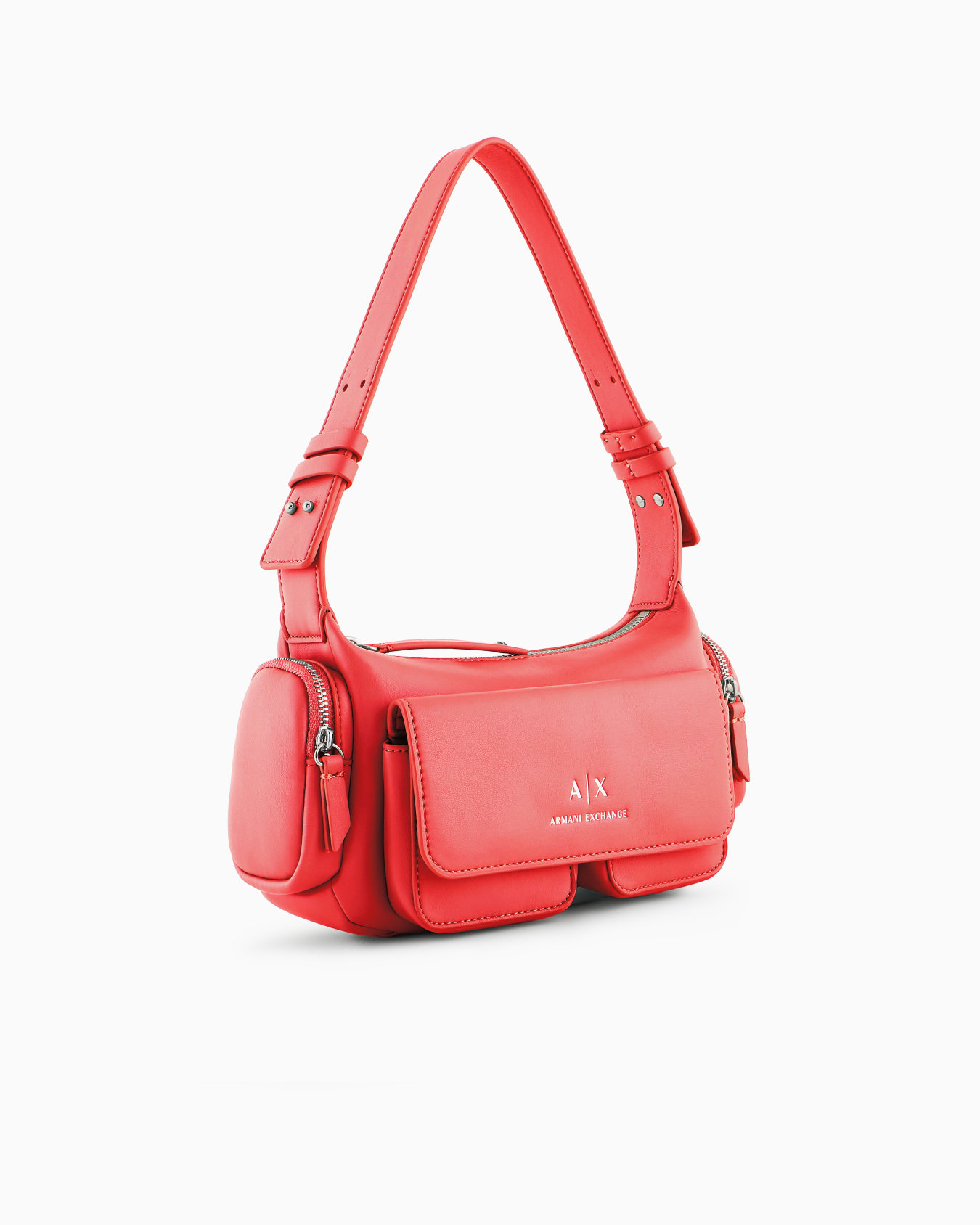 Large shoulder bag with side pockets Slide 1