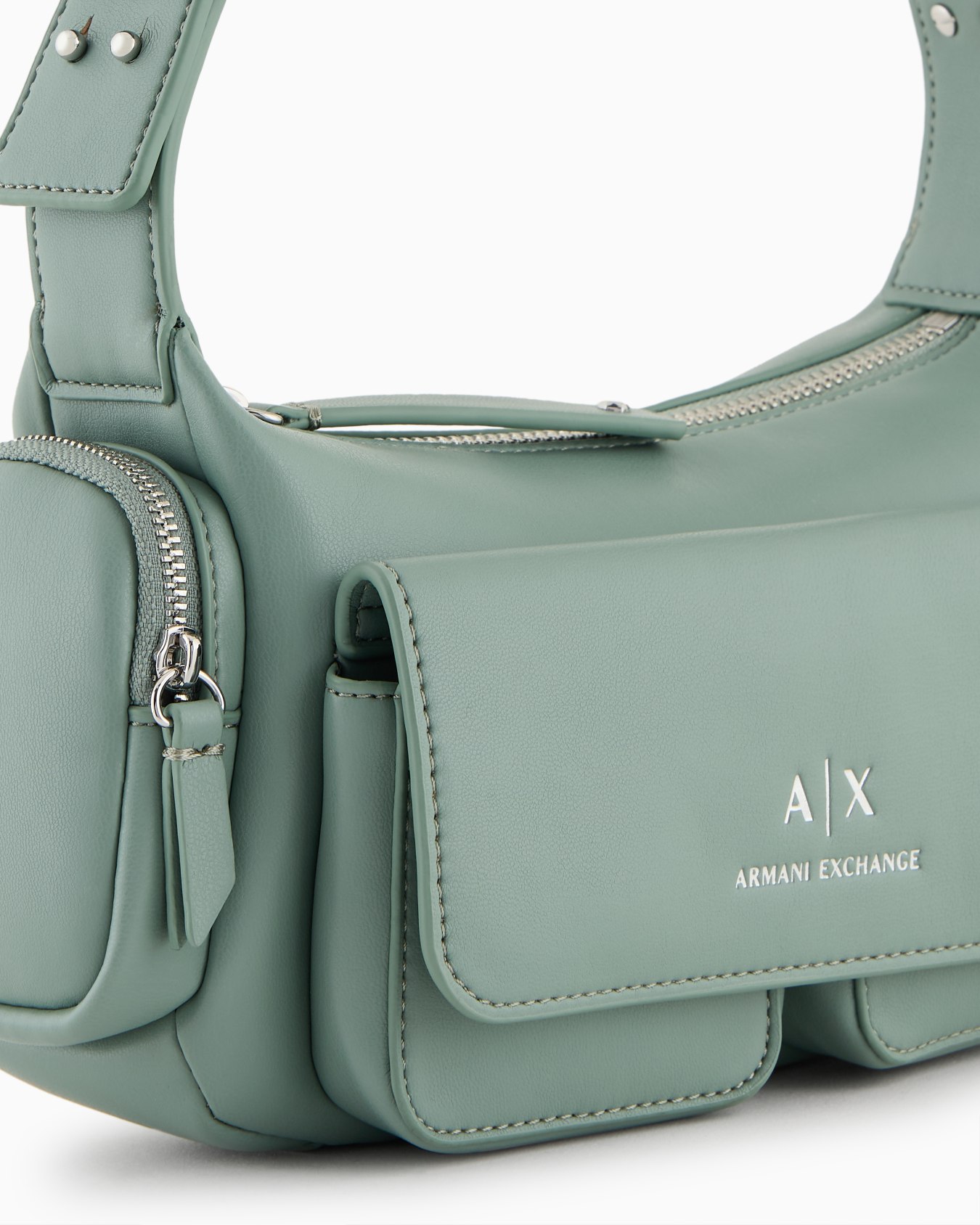 Large shoulder bag with side pockets Slide 4