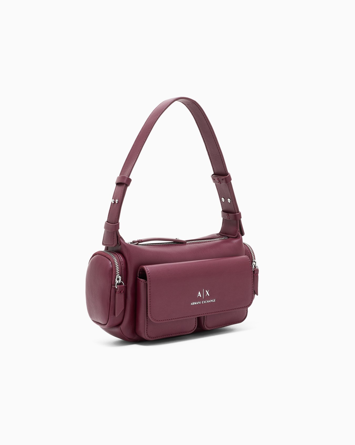 Large shoulder bag with side pockets Slide 1