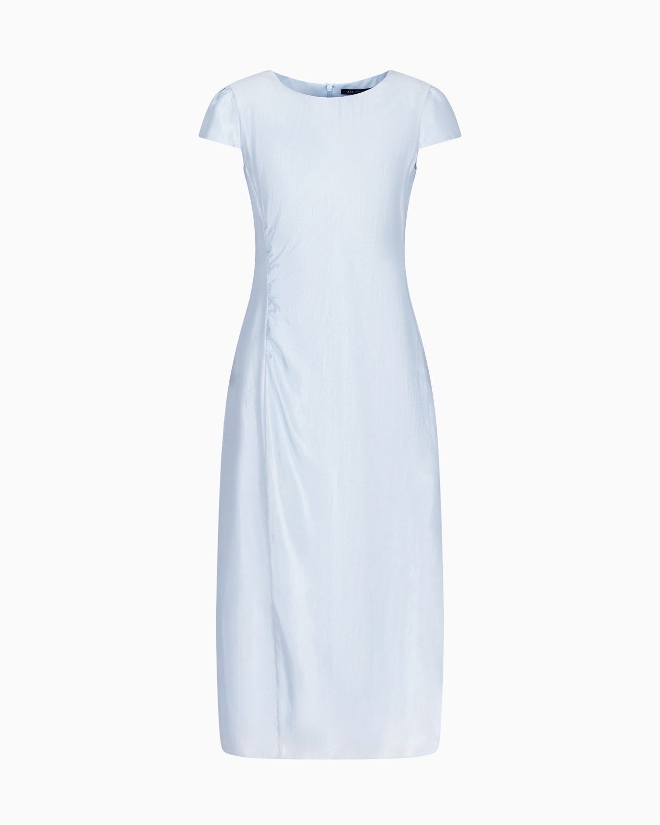 Longuette dress with slit Slide 0