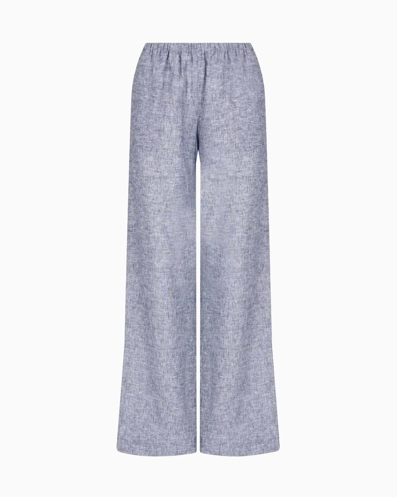 Oversized cotton and linen trousers Slide 0