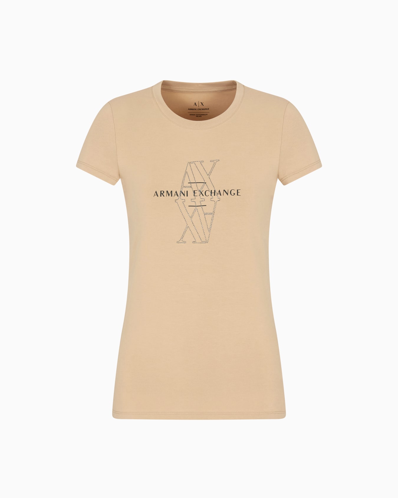 Slim Fit T-Shirt mit gesticktem Logo Folie 0