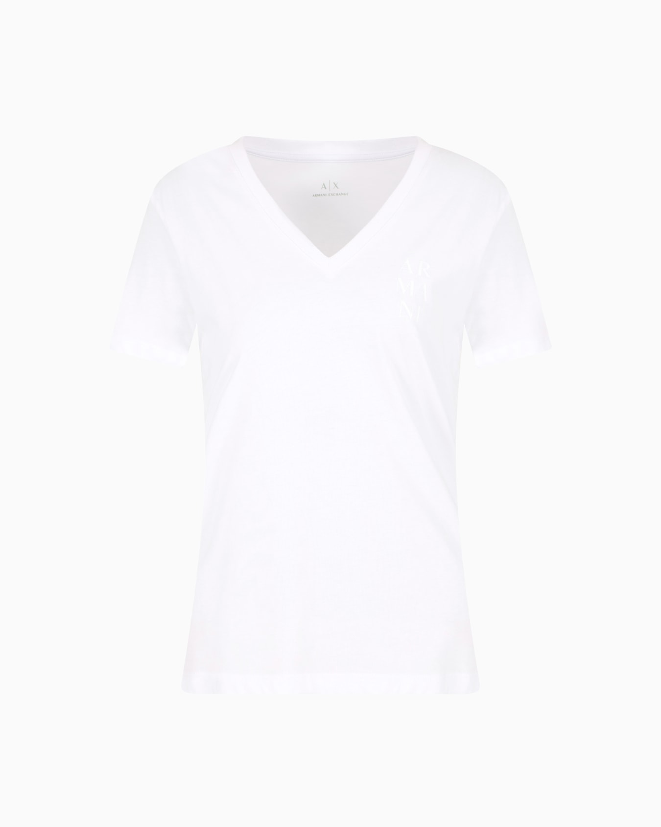 Regular fit T-shirt with V-neck Slide 0