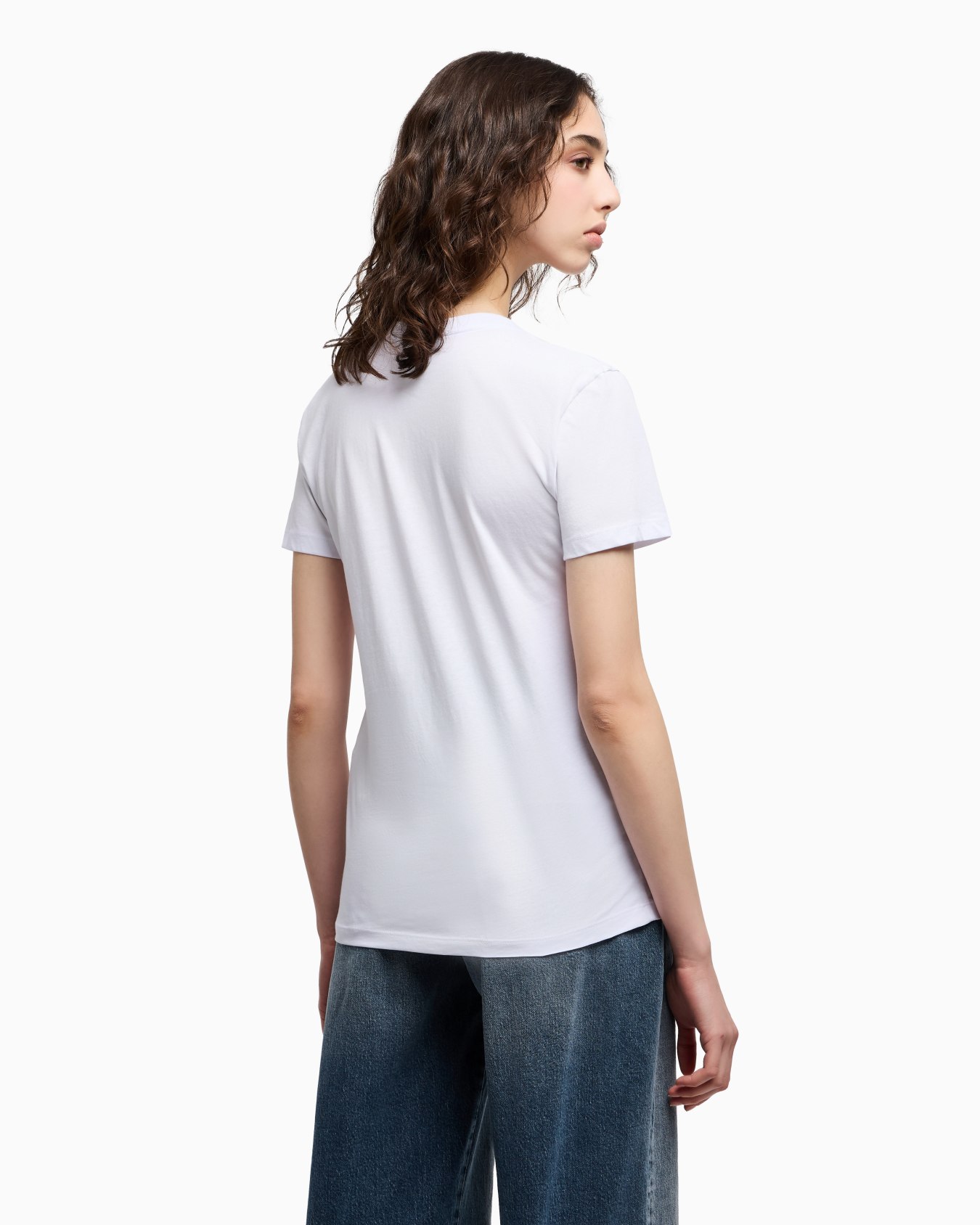 Regular fit T-shirt with V-neck Slide 2