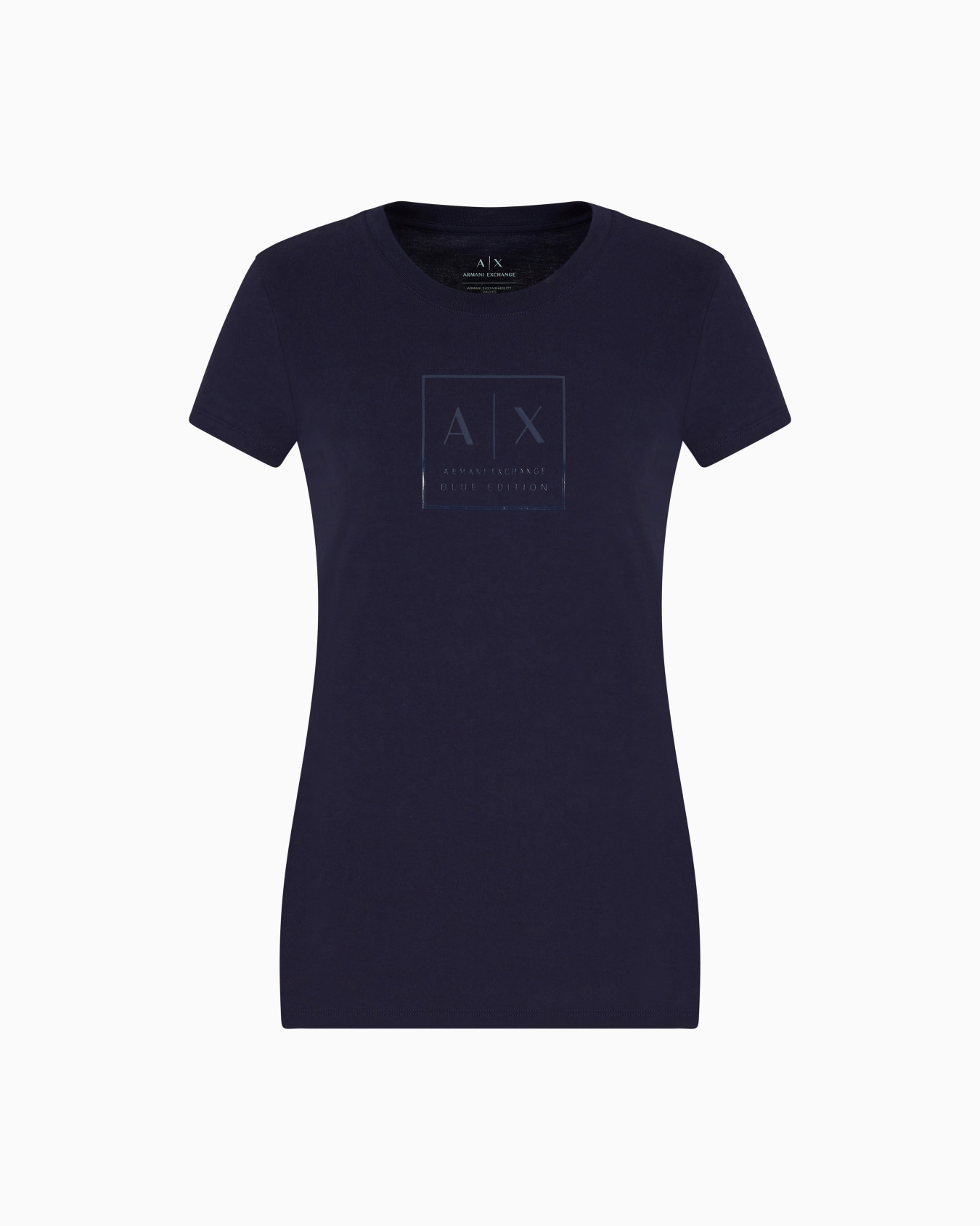  Camiseta de corte entallado con logotipo Diapositiva 0
