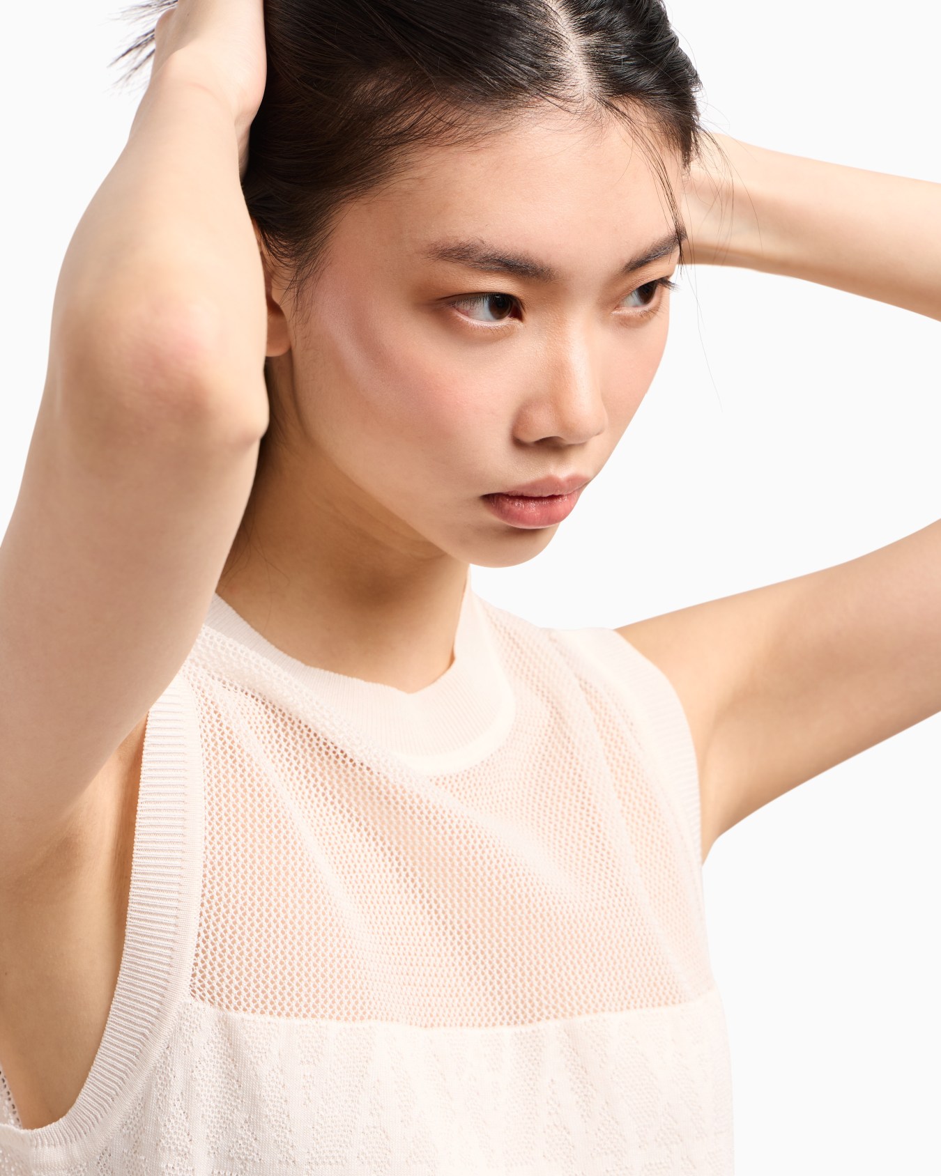 Openwork knit top Slide 4