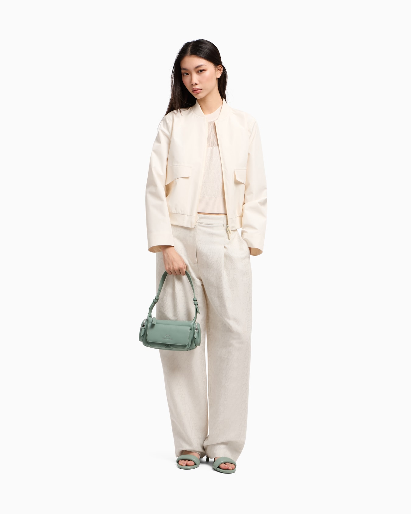 Openwork knit top Slide 1
