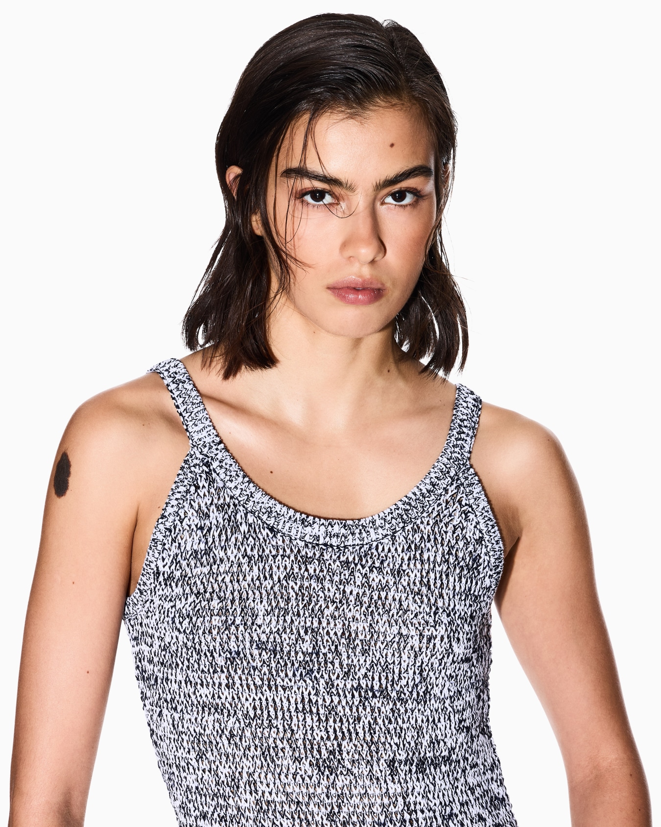 Boucle effect knitted top Slide 4