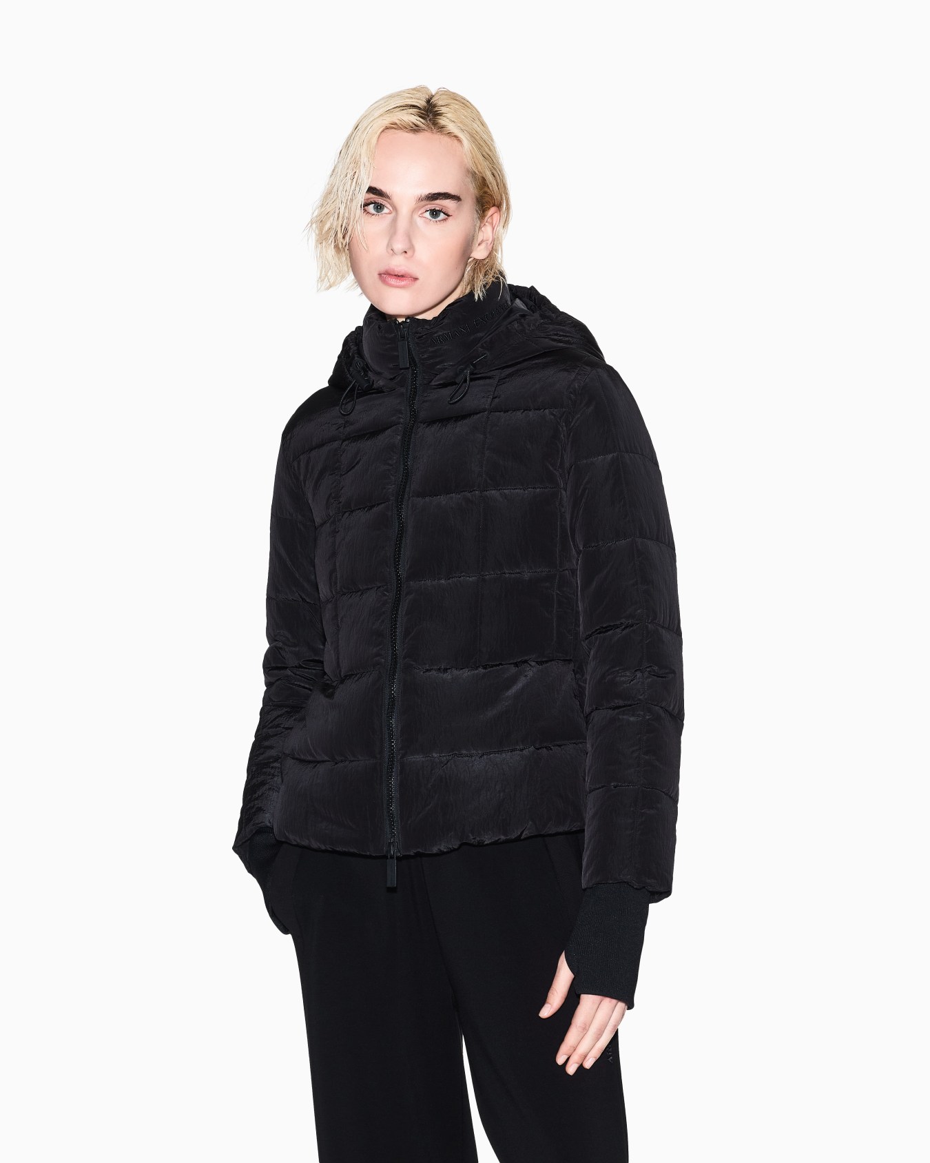 Veste en nylon froissée Diapositive 3