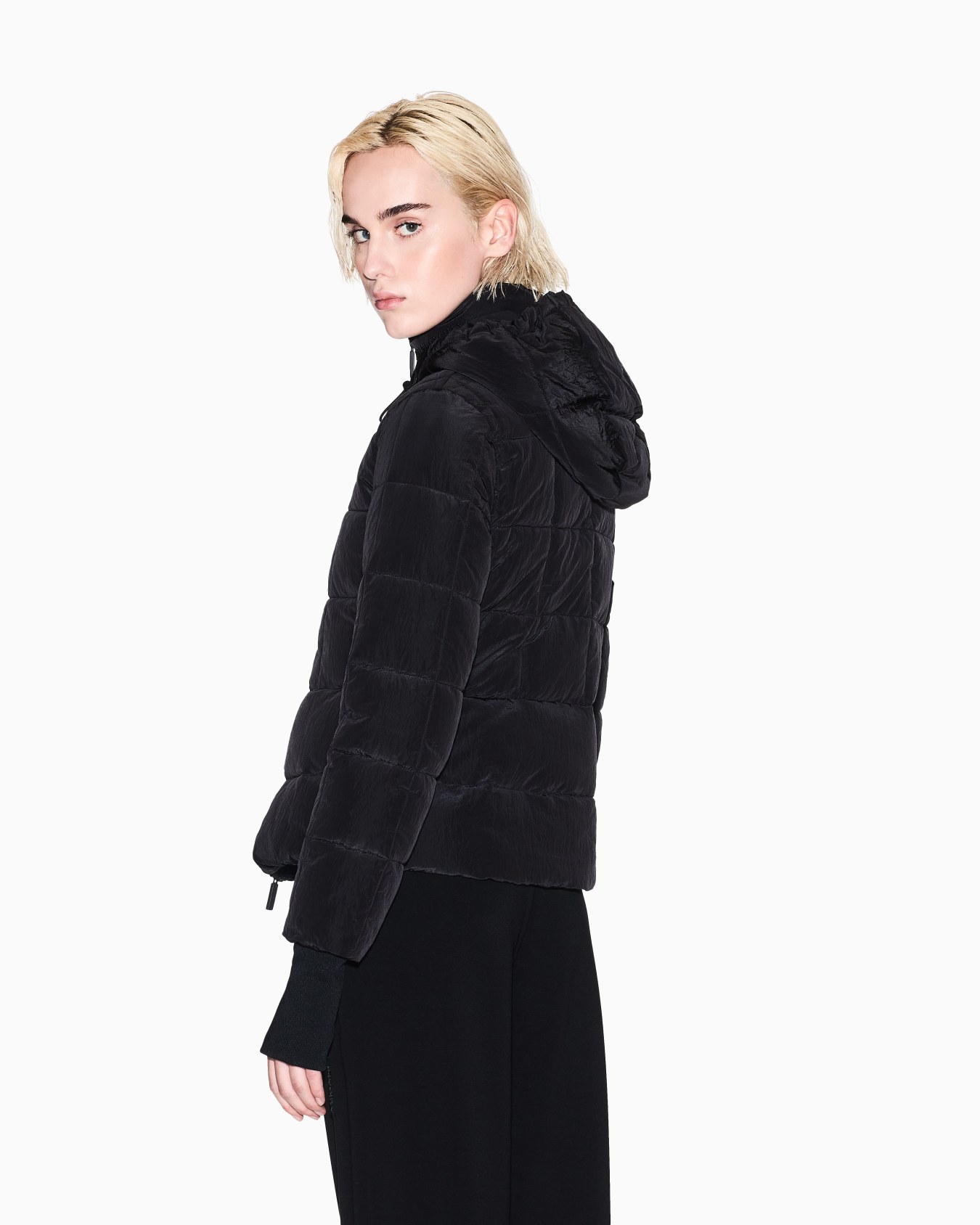 Veste en nylon froissée Diapositive 2