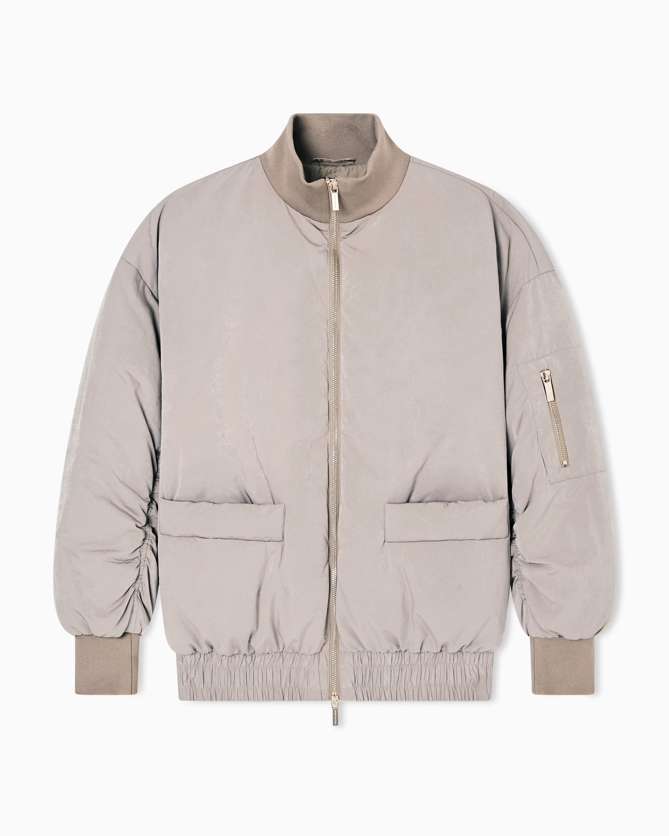 Recycled nylon bomber jacket Slide 0