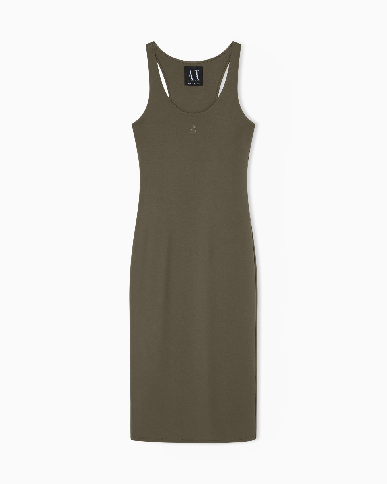 Midi dress in technical fabric Diapositive 0