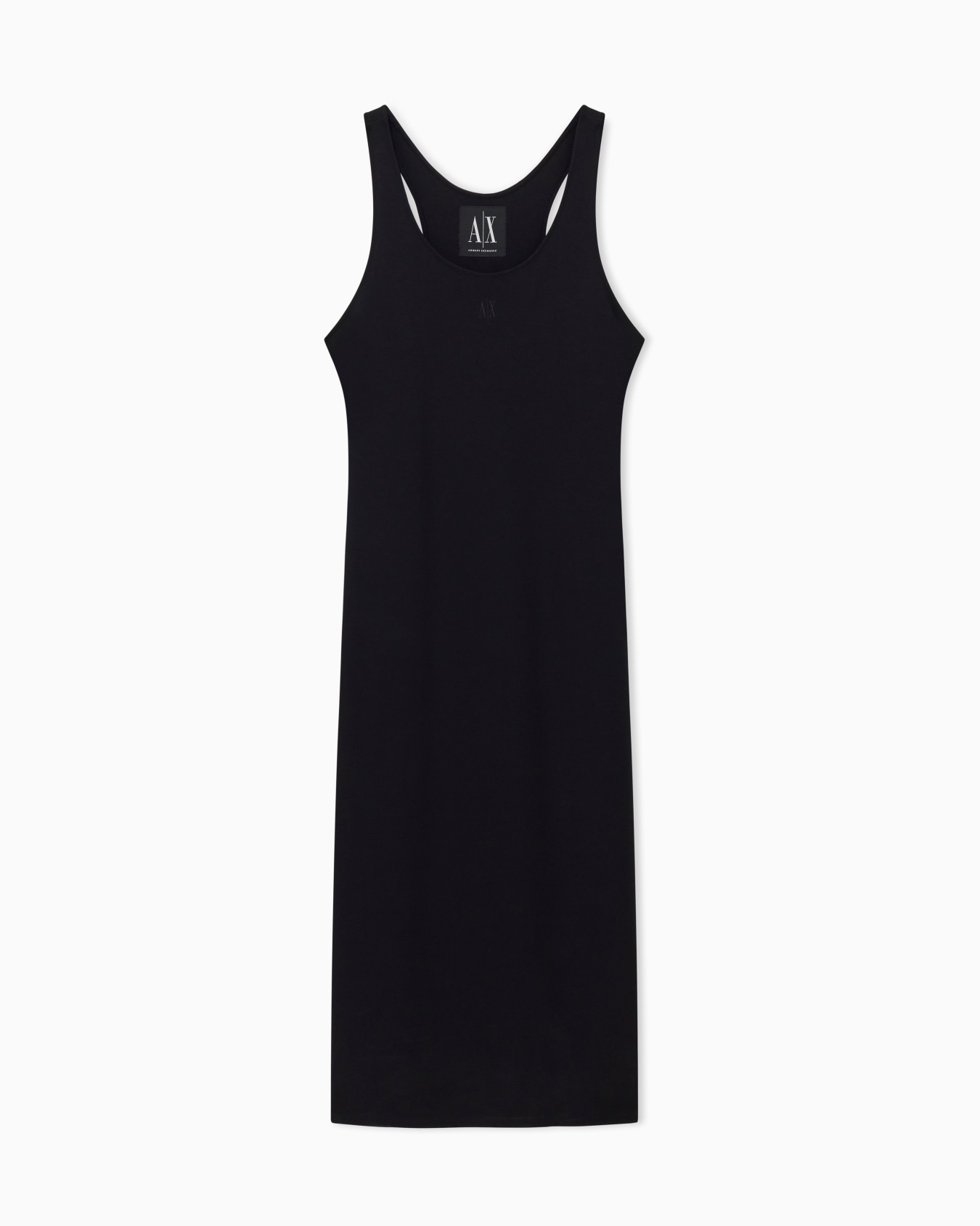 Midi dress in stretch fabric Slide 0