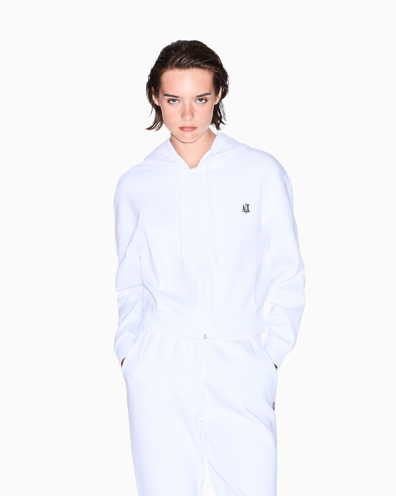  Icon Cropped Hoodie Slide 3
