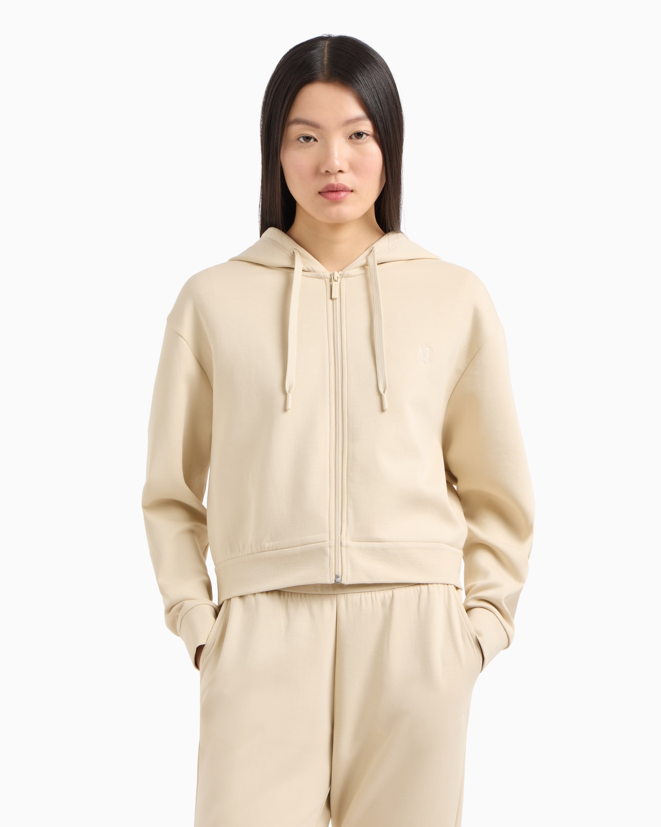  Icon Cropped Hoodie Slide 3