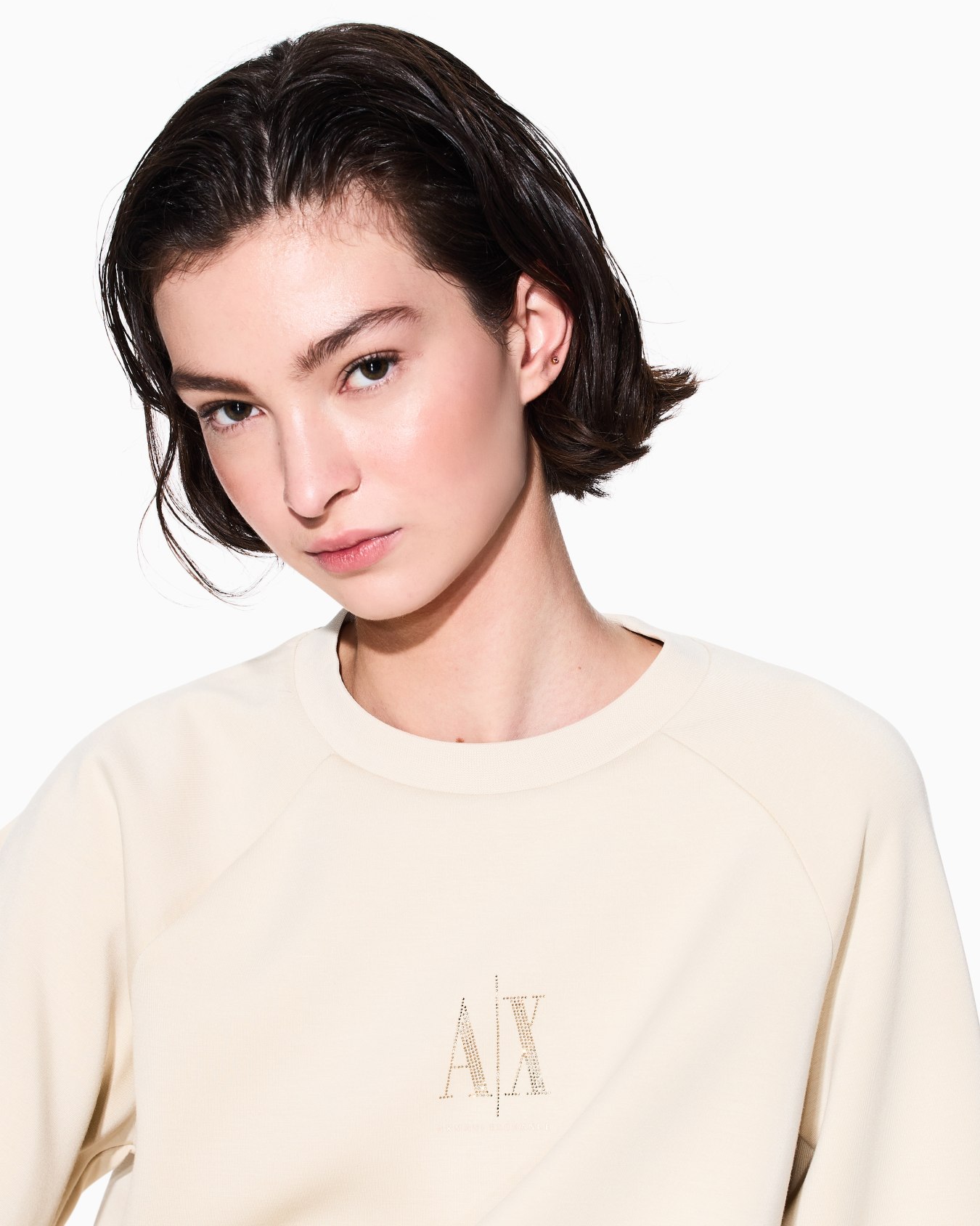 Glitter Logo Crewneck Sweatshirt Diapositiva 4