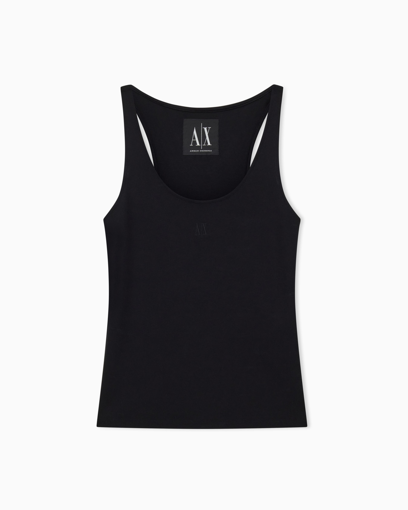 Jersey tank top with logo Slide 0
