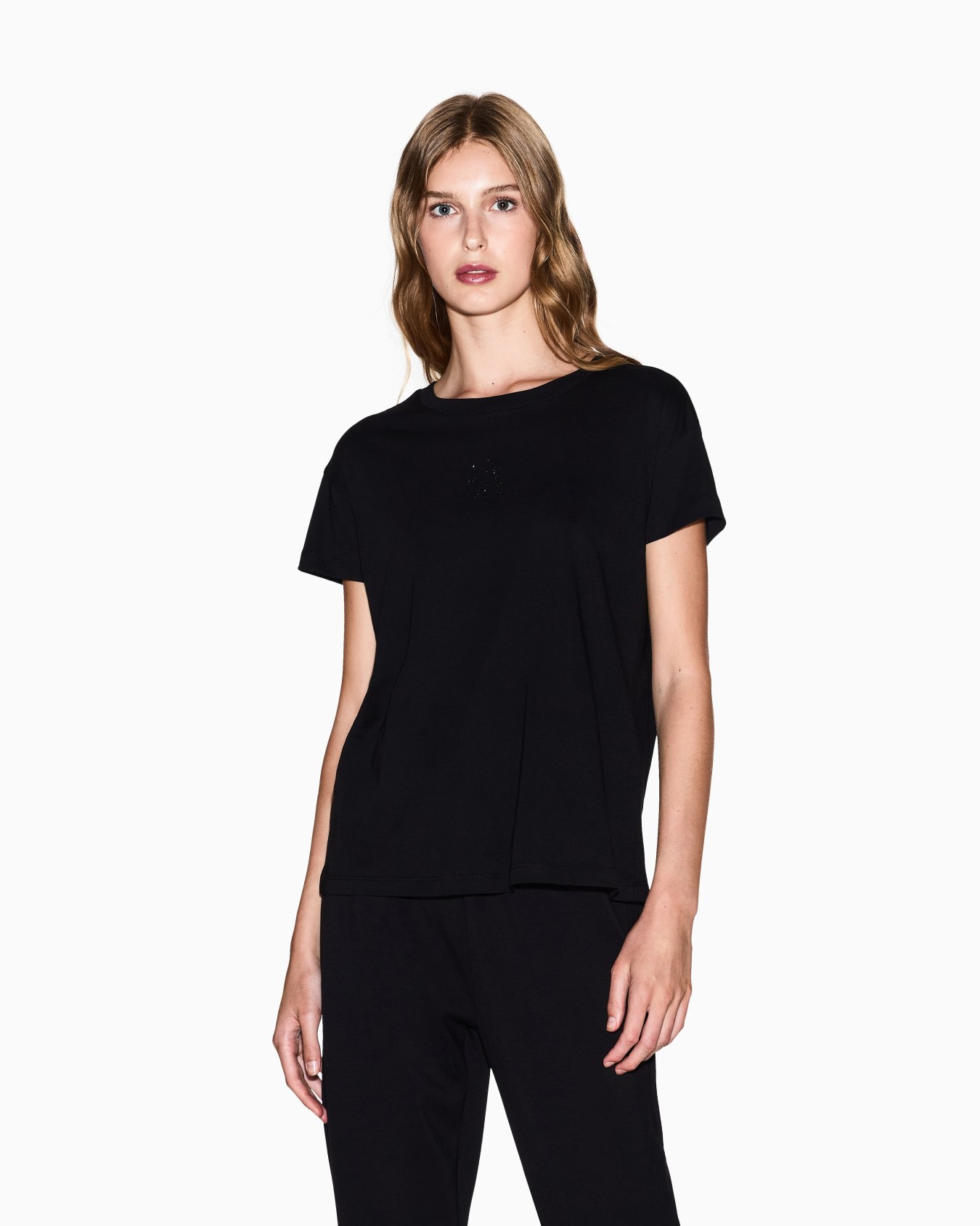 T-shirt Relaxed Fit in Jersey di Cotone Premium Slide 3