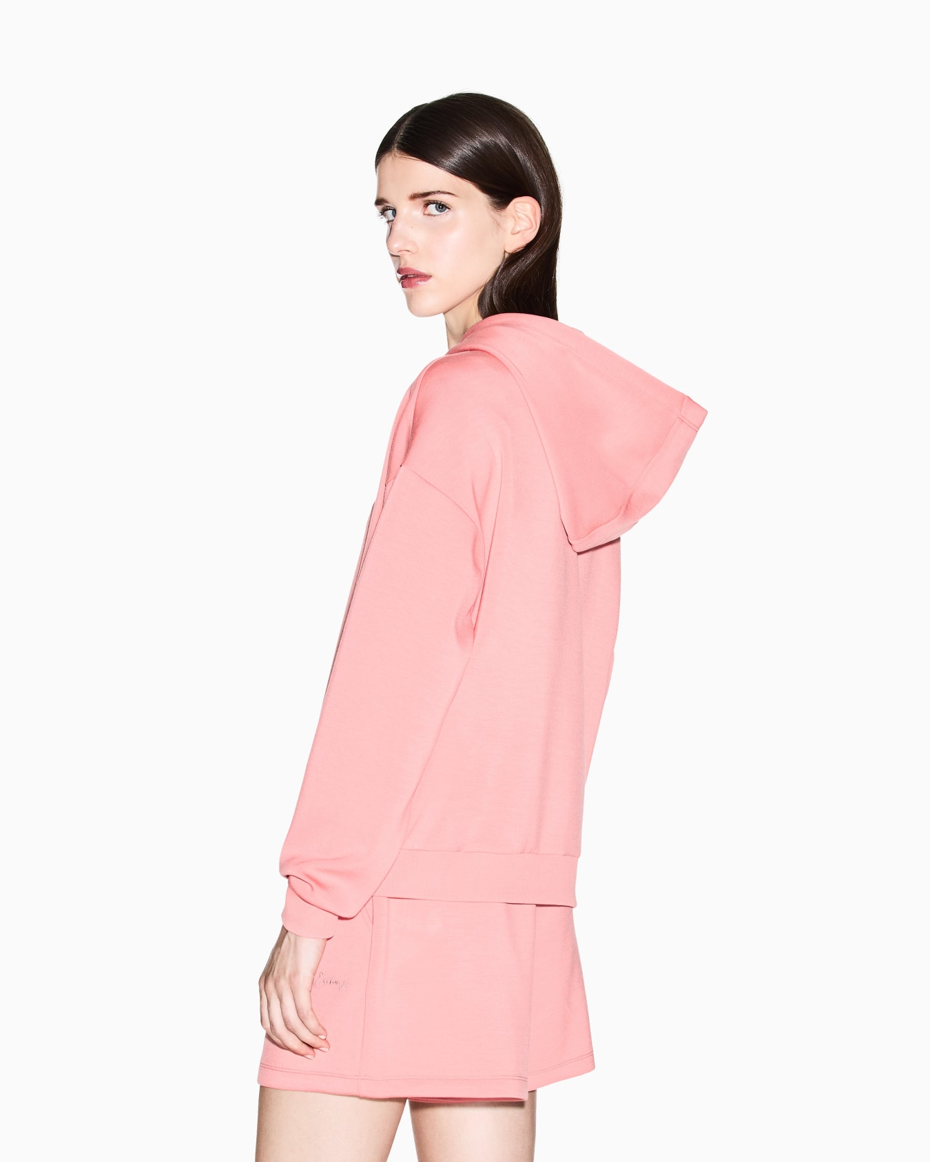 Viscose Blend Hoodie Slide 2