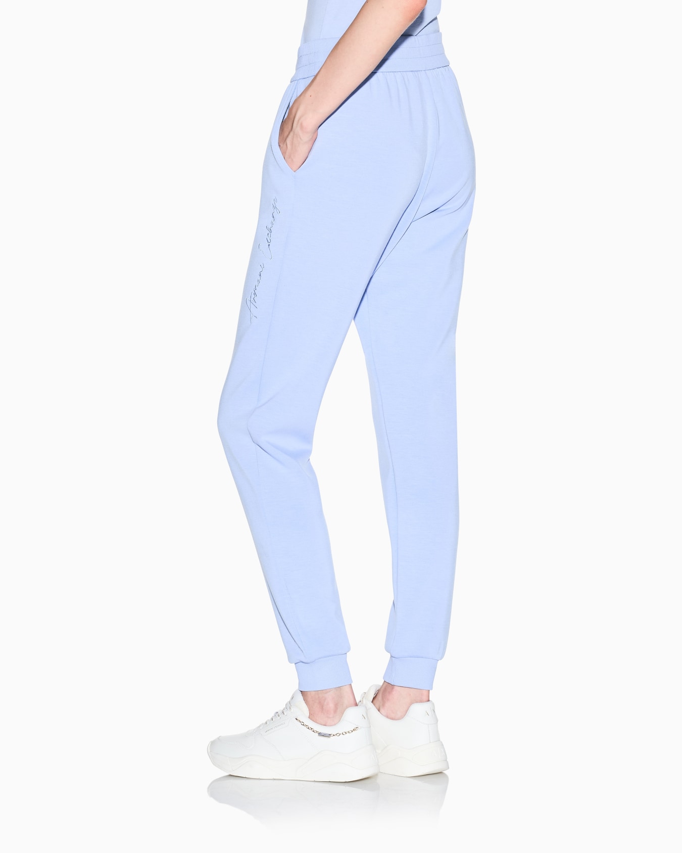 Scuba fabric jogger pants Slide 2