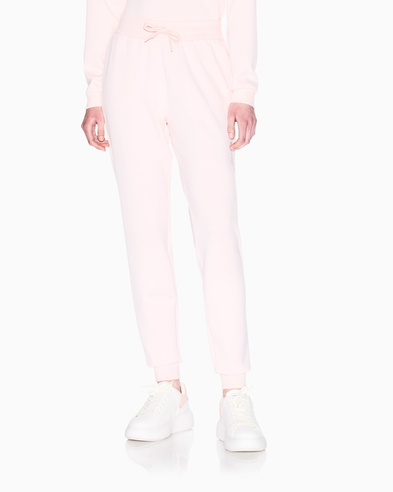 Scuba fabric jogger pants Slide 3