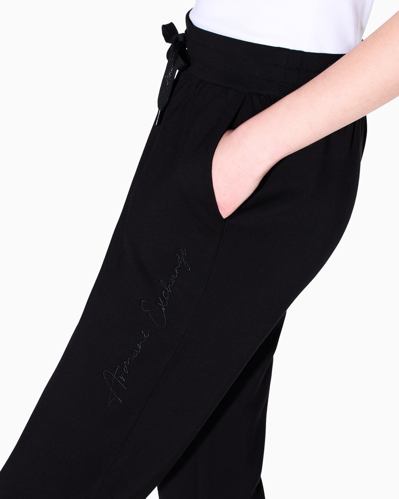 Scuba fabric jogger pants Slide 4