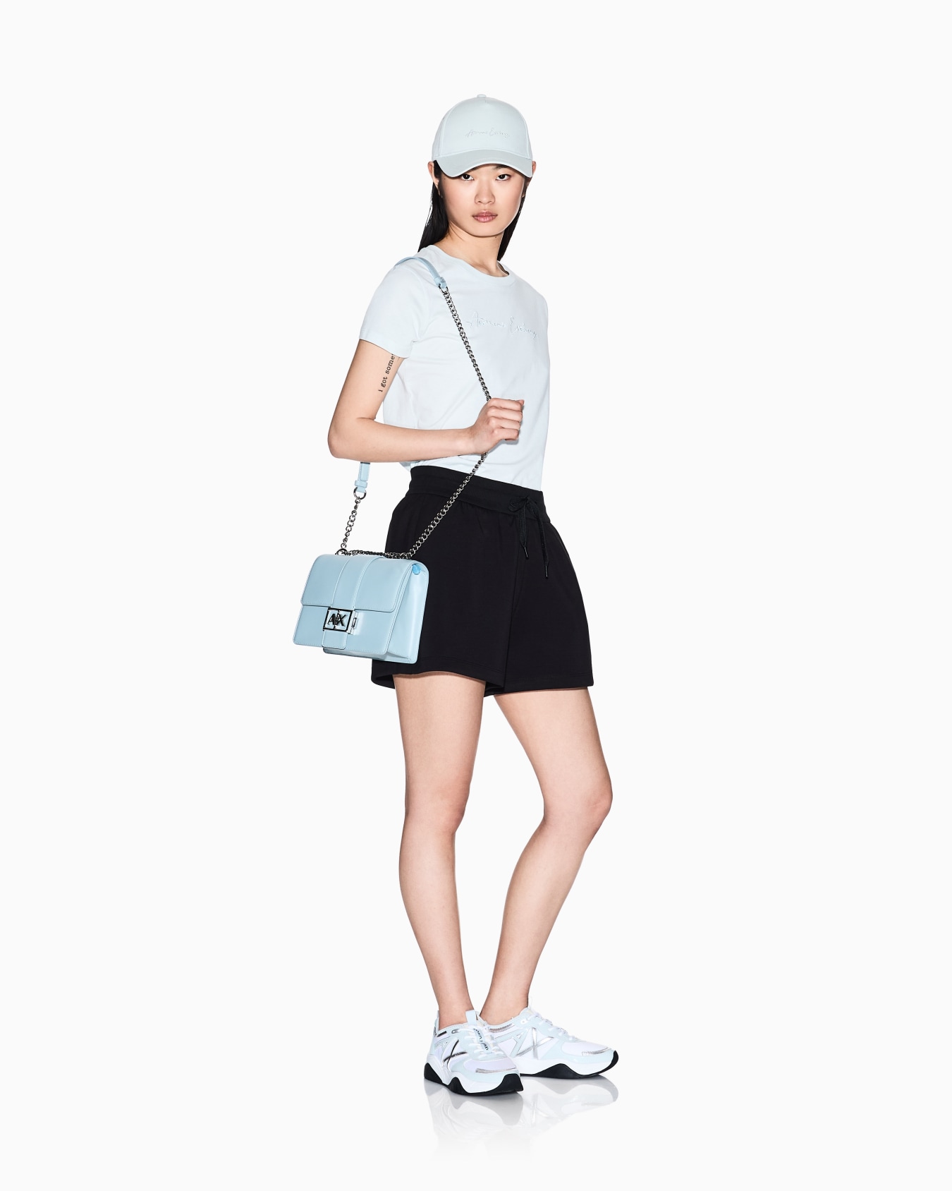 Logo sweatshirt shorts Slide 1