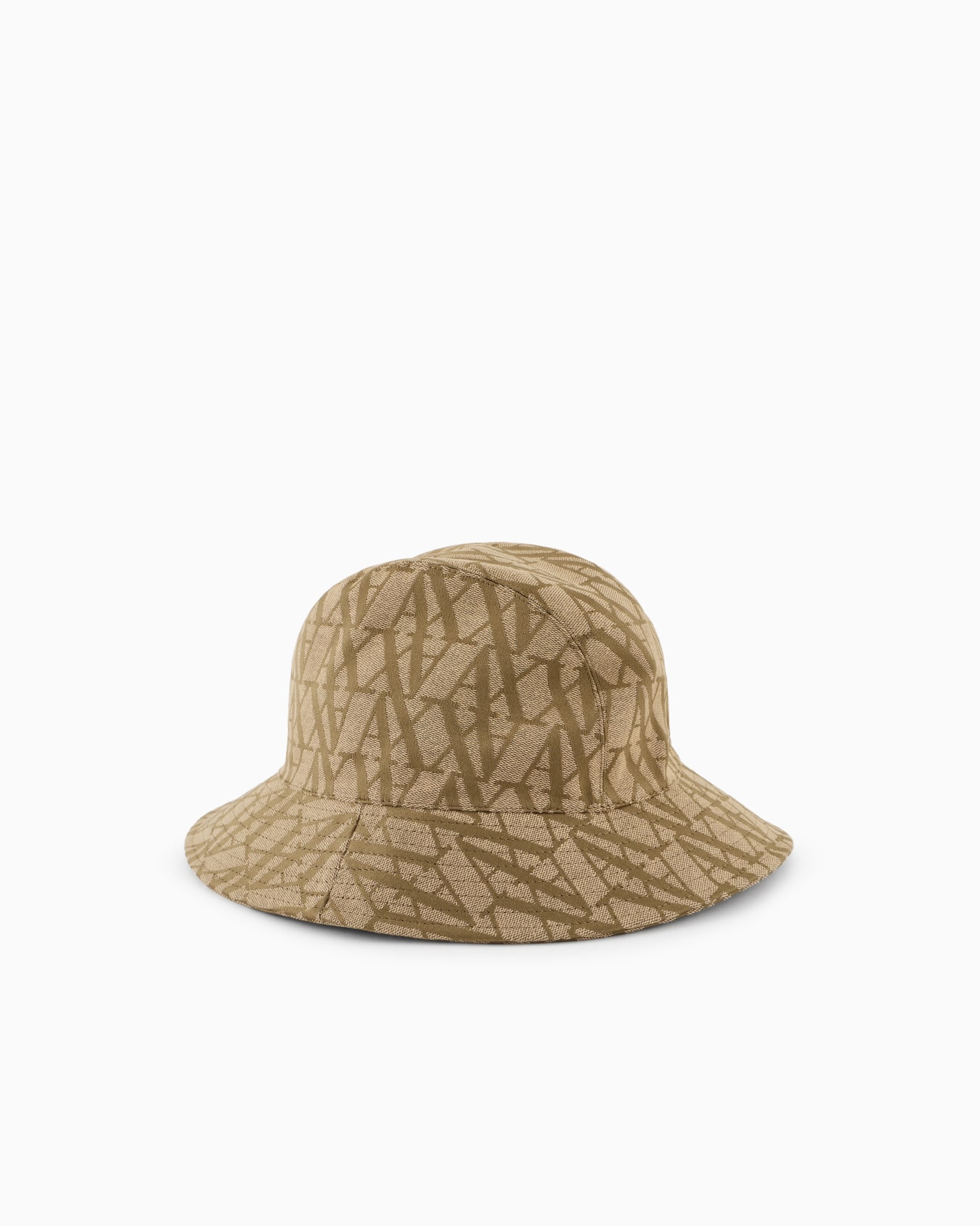 Bucket hat with all-over logo Slide 1