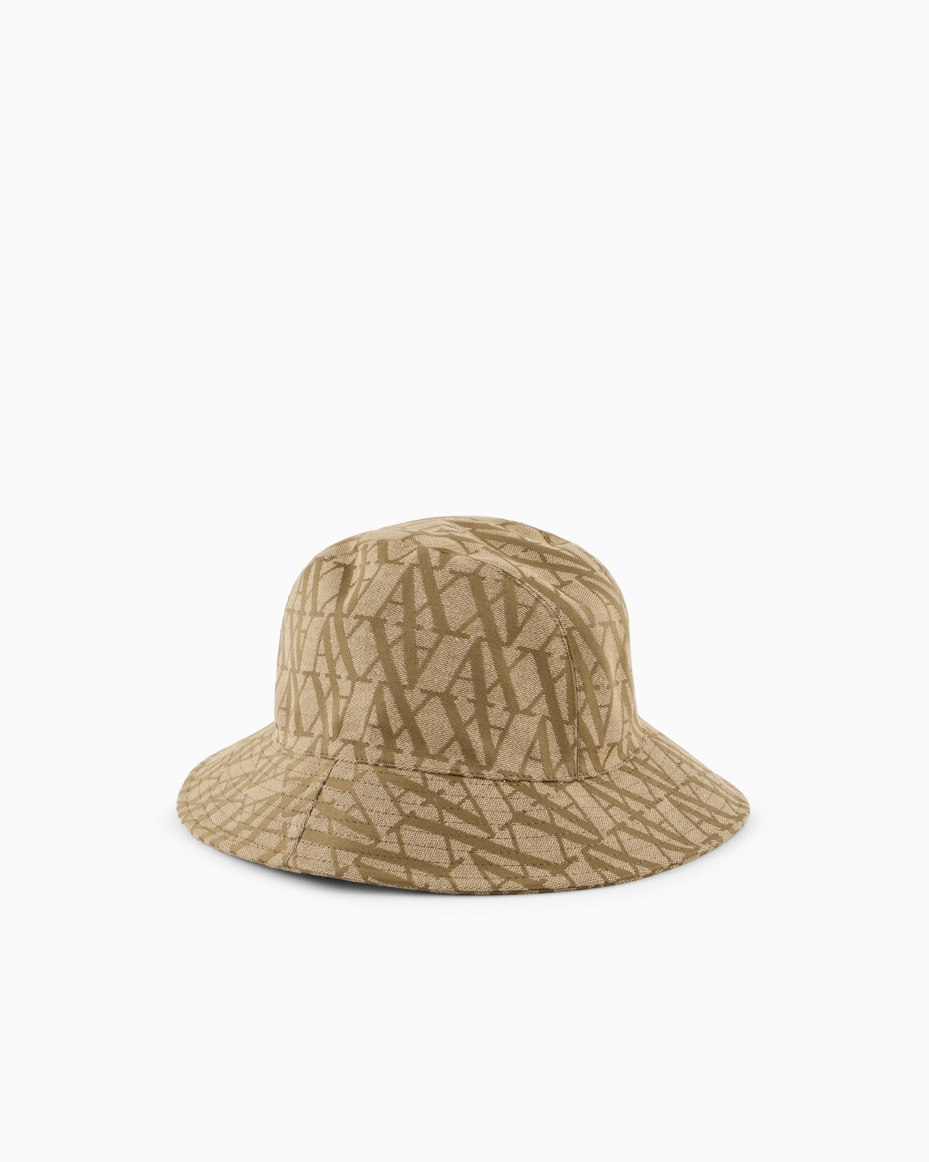 Bucket hat with all-over logo Slide 0