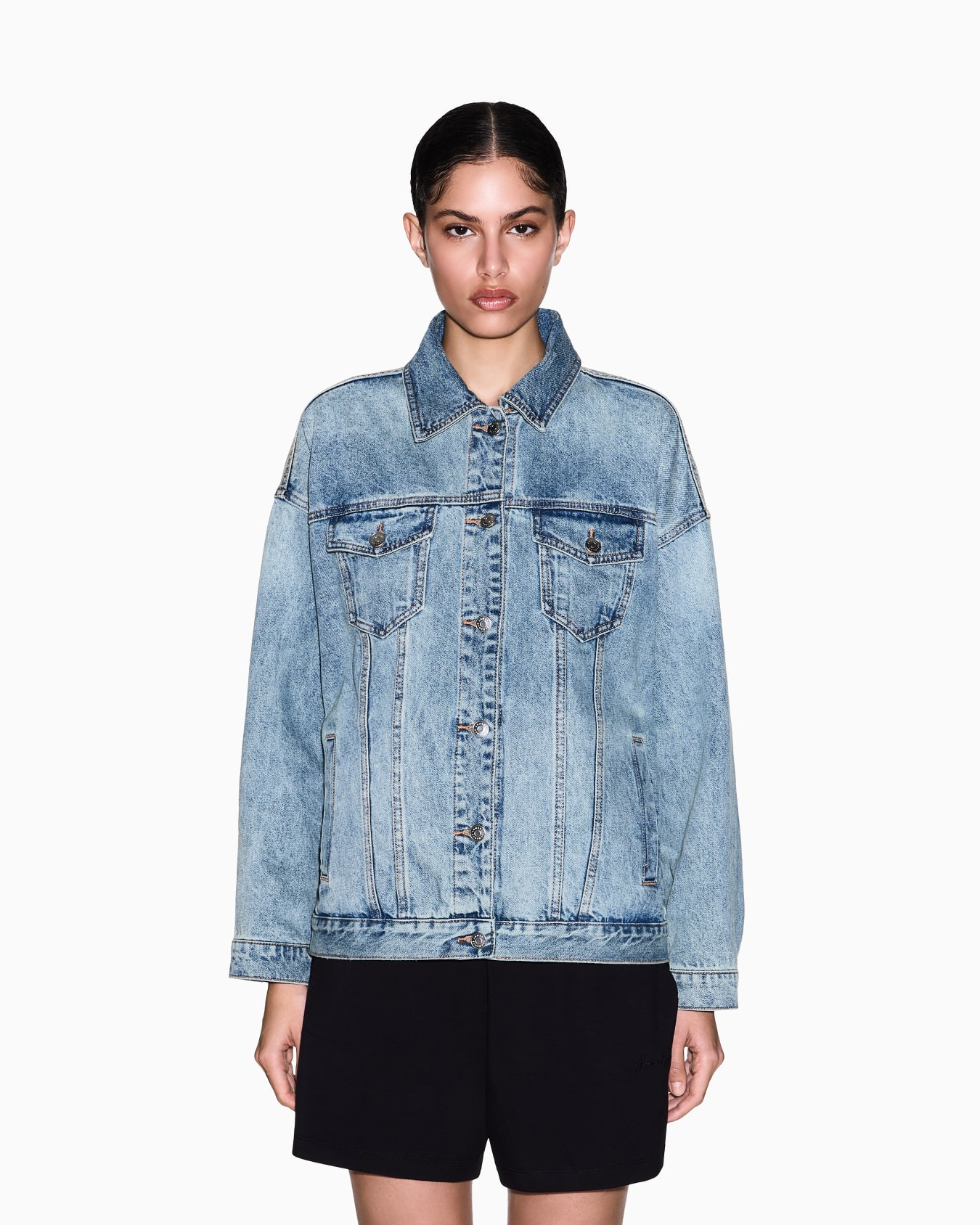 Cotton denim jacket Slide 3