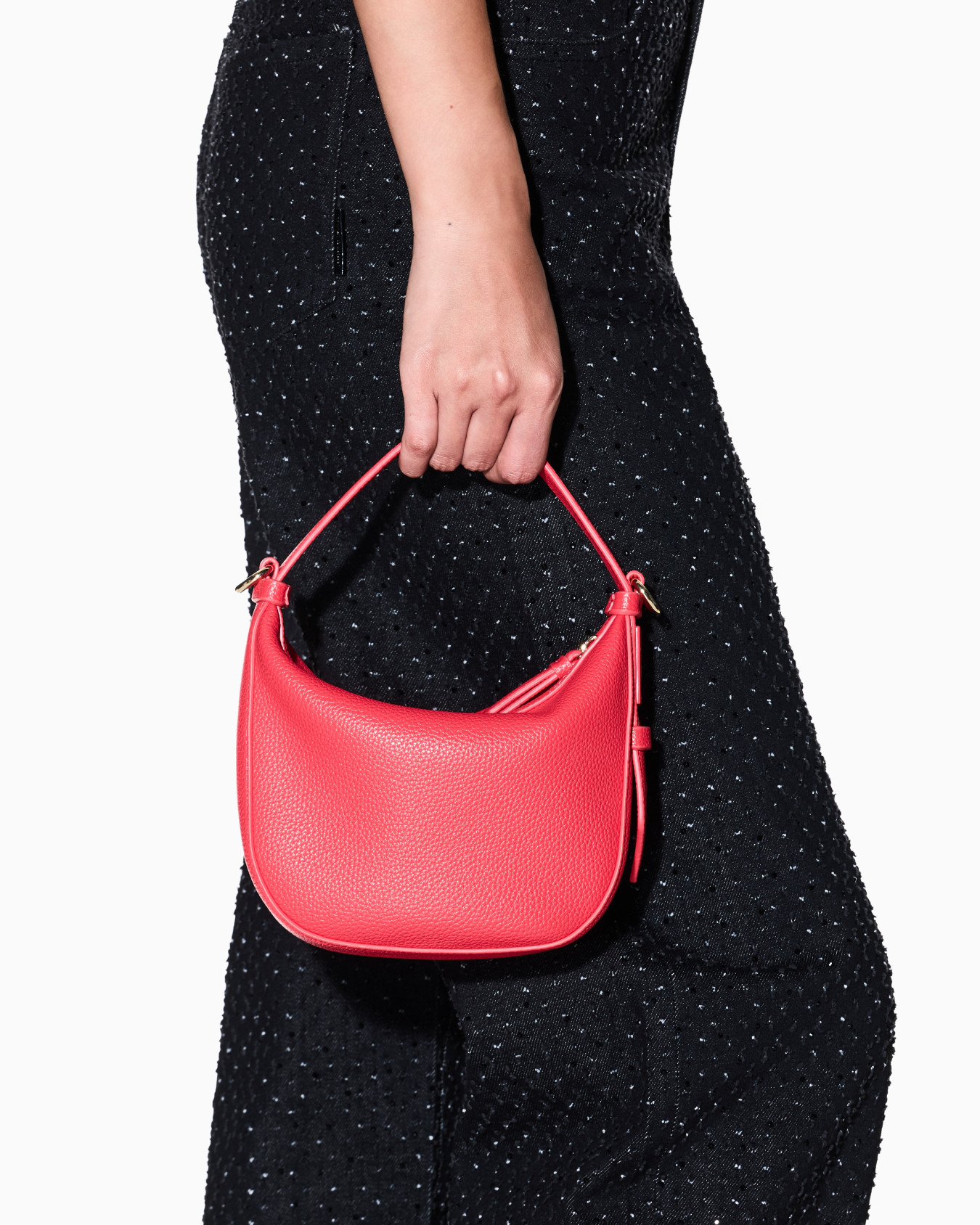 Hobo bag in technical fabric Slide 5