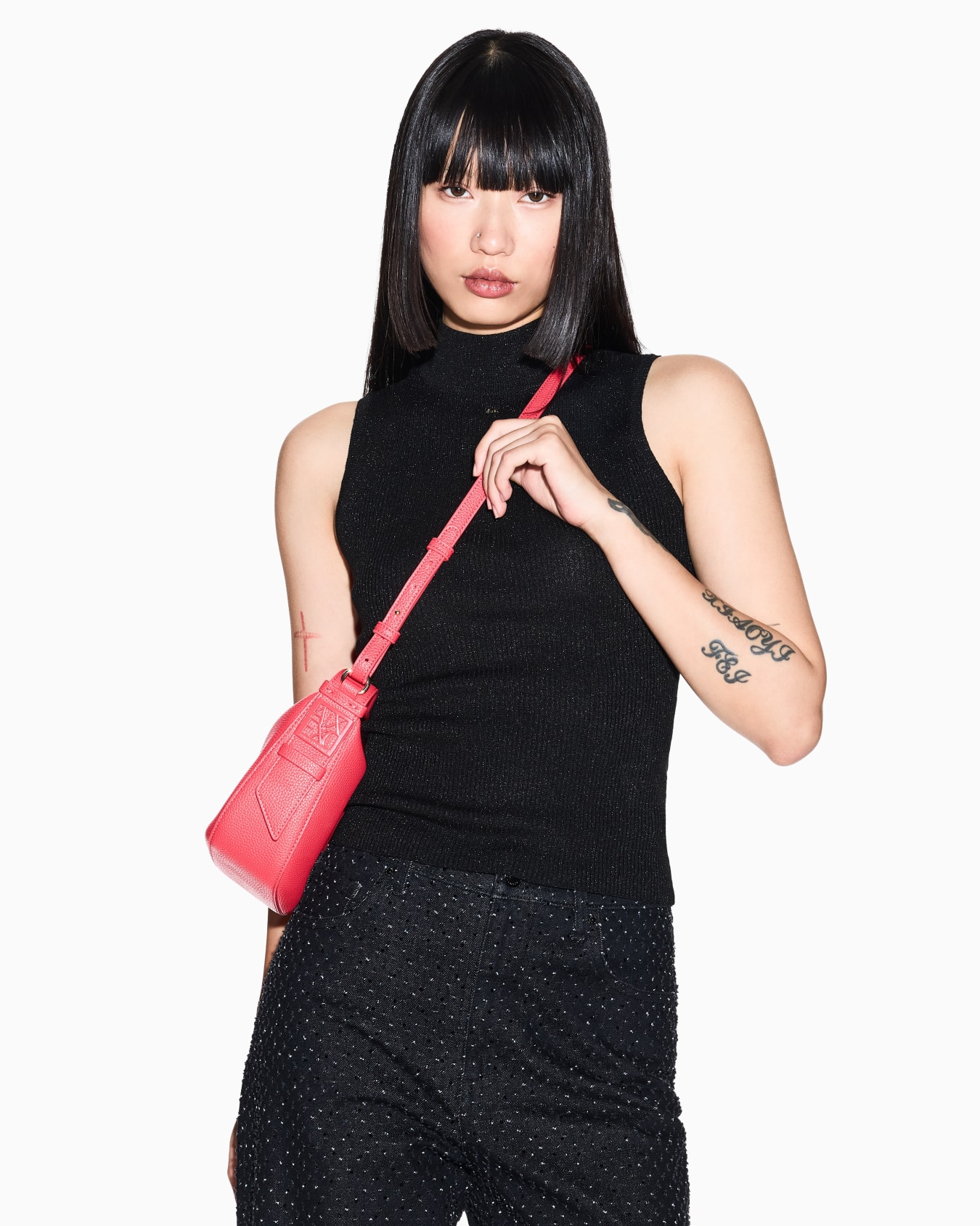 Hobo bag in technical fabric Slide 6