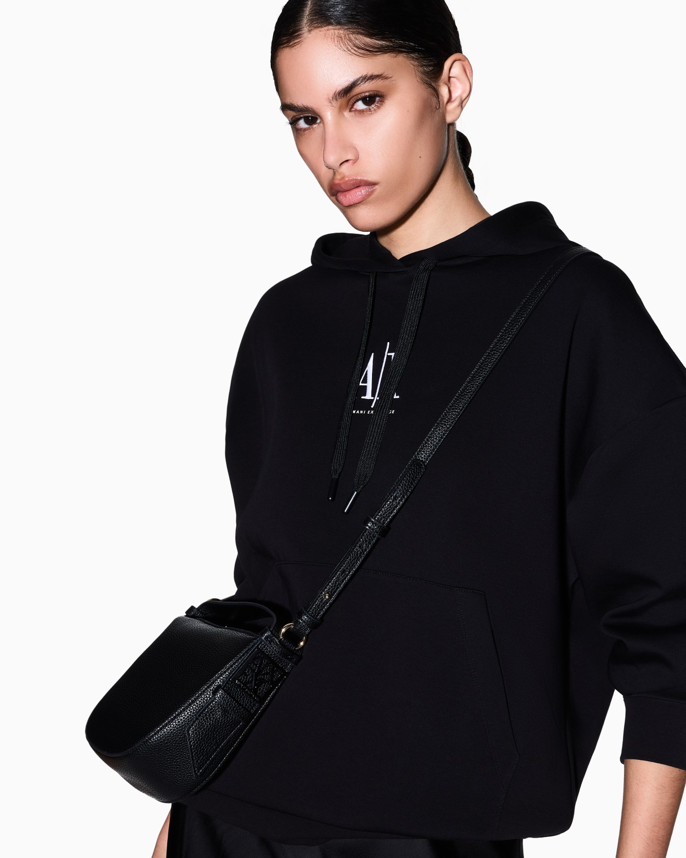 Hobo bag in technical fabric Slide 5