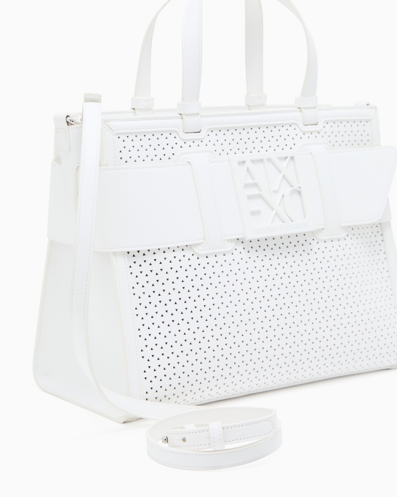 Crinkle-effect fabric shopper Diapositiva 4