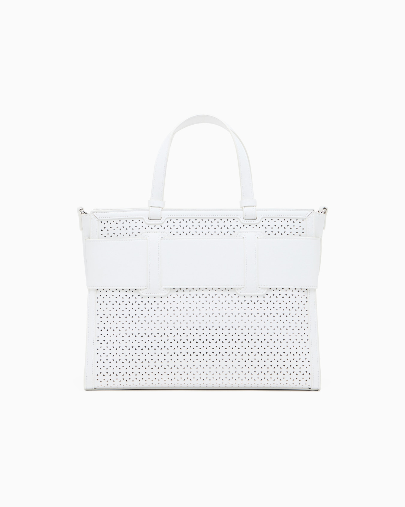 Crinkle-effect fabric shopper Diapositiva 2