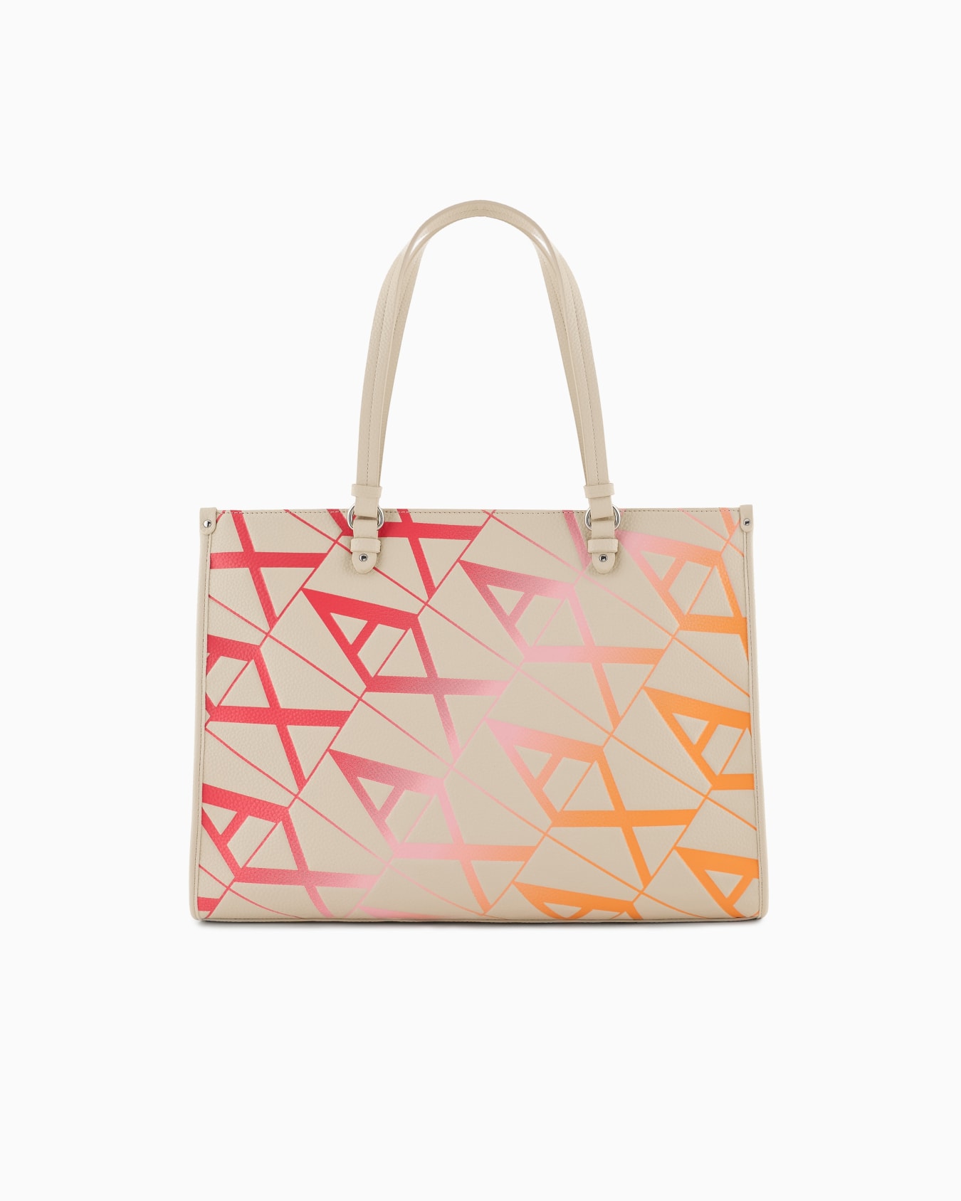 Shopper bag with multicolor allover logo Slide 2