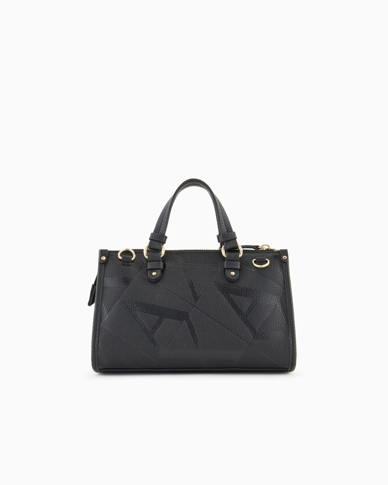 ARMANI オールオーバーマキシロゴスモールハンドバッグ undefined