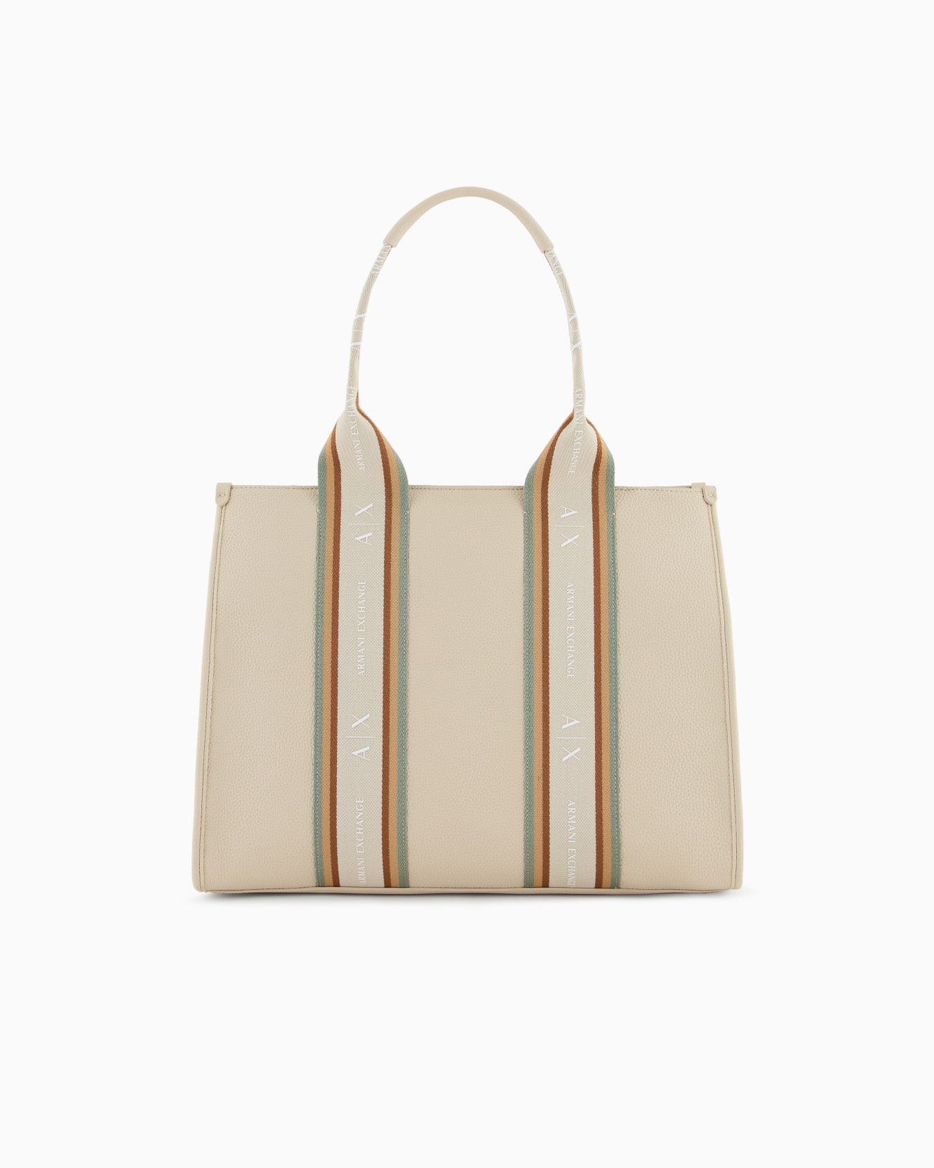 Shopper bag with contrasting bands Slide 2
