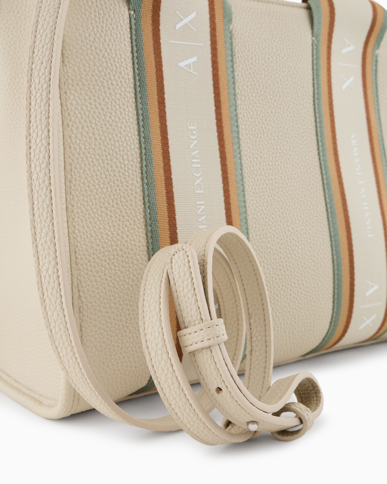 Shopper bag with contrasting bands Slide 4